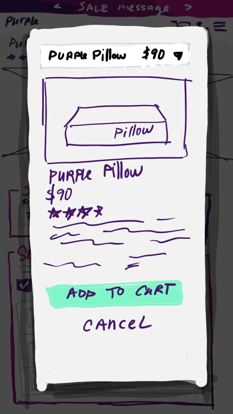 Change Pillow Modal