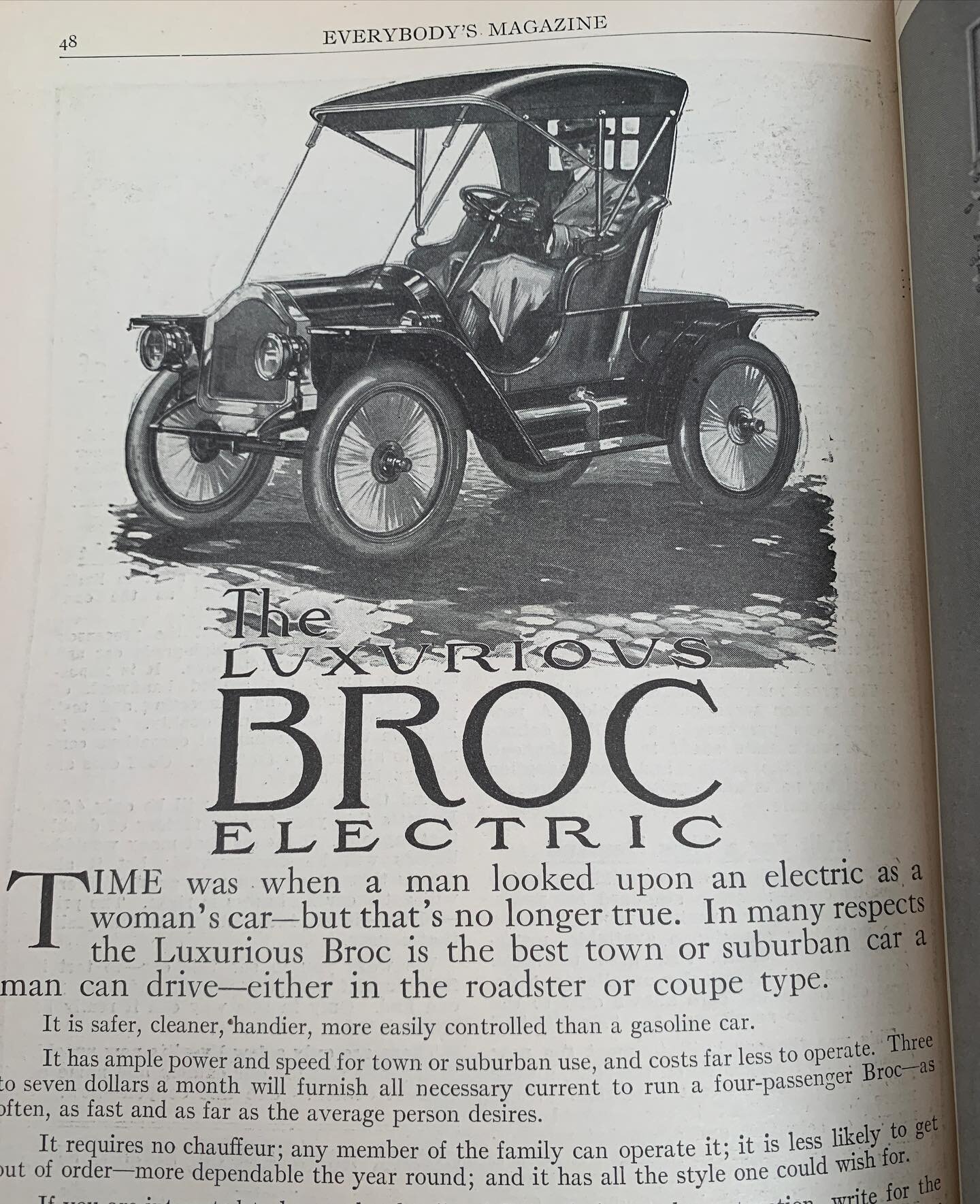 #electriccars in 1911.  Yes, you read that right.