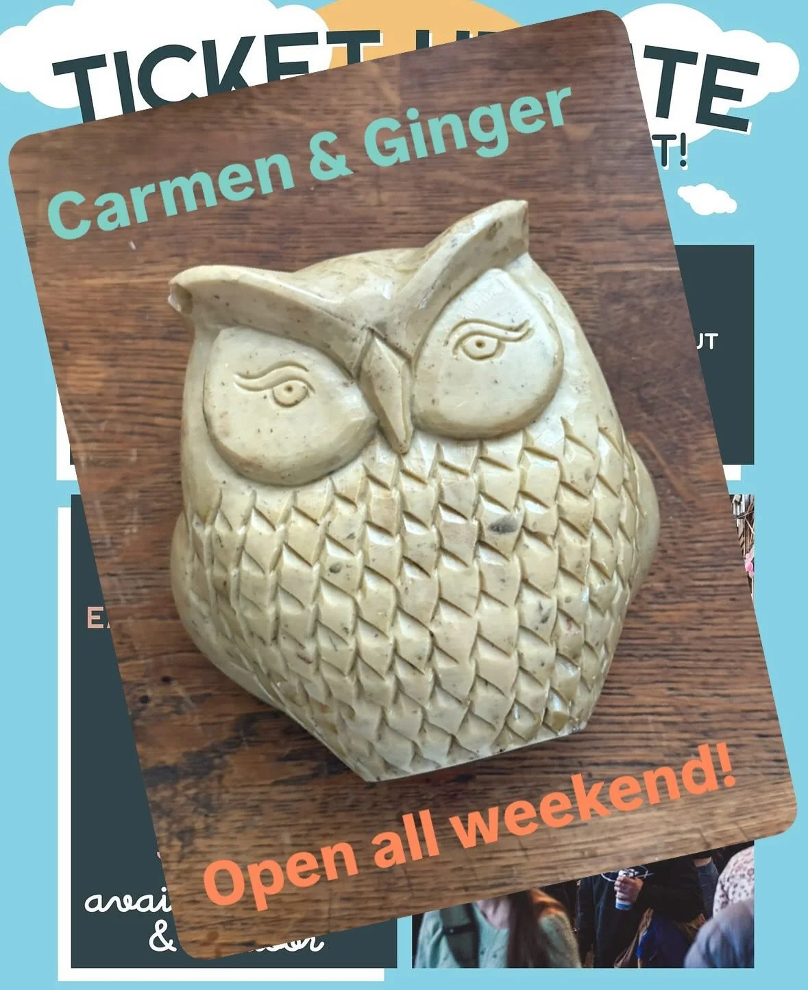 Evidently because we have been sharing the @littlecitythrifty weekend event people are concerned we are closed. We are not.  We are simply helping to promote the event this weekend and are open our regular hours! We do sometimes vend at the event, an