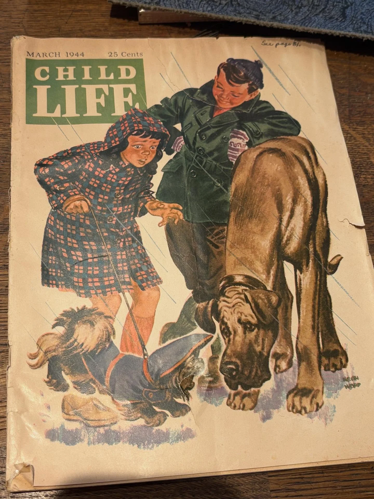 Wow, $2.00 worth of stamps. March 1944