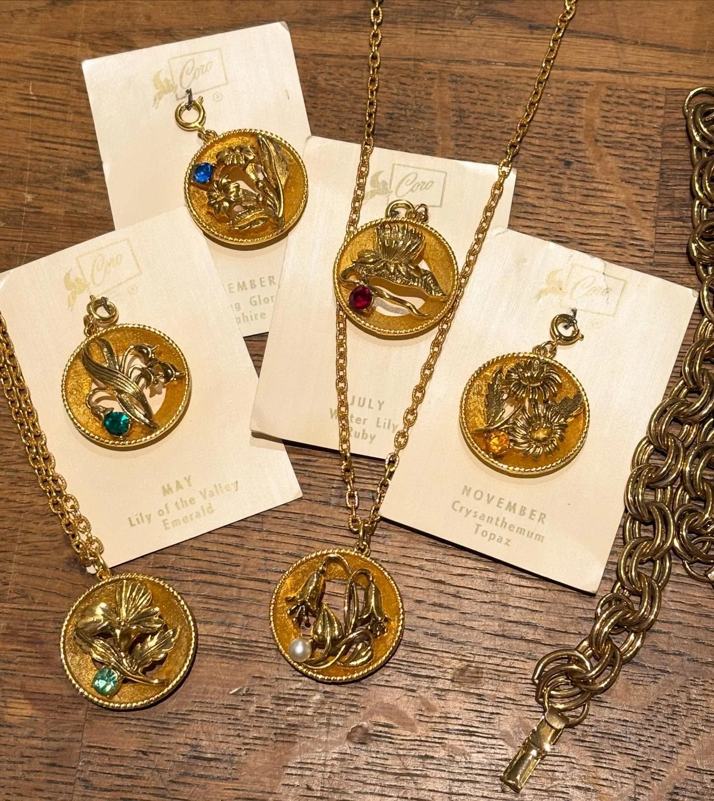 Just a reminder that we have a few more of the #coro charms, necklaces and bracelets left! These may great gifts! 

Prices:
Charm only $25
Charm plus bracelet $35 (3 bracelets left) 
Necklace: $30

Our inventory:
April: one necklace
May: one charm
Ju