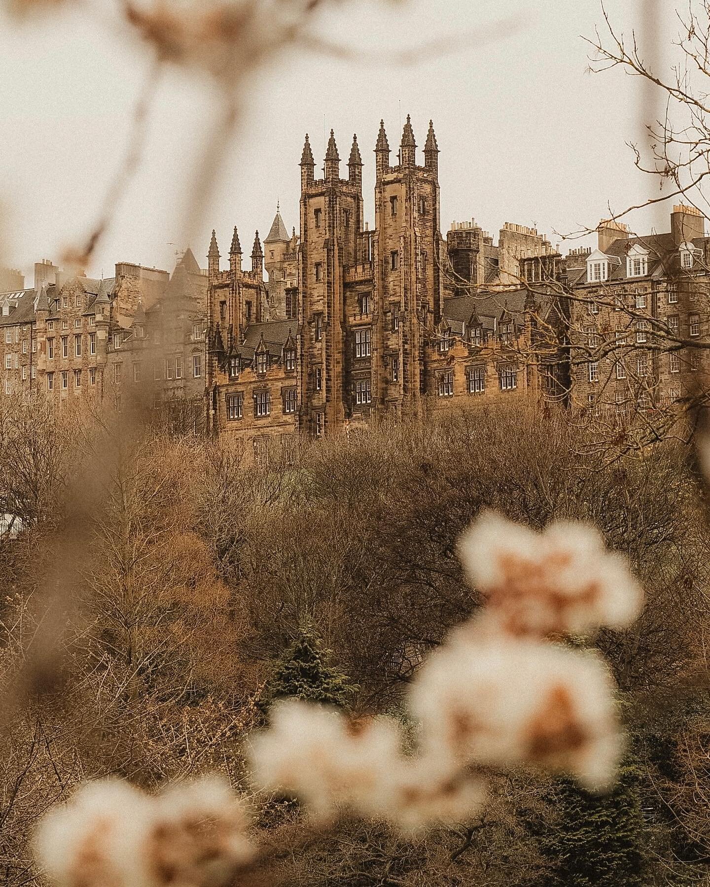 &ldquo;Well, let it pass, he thought; April is over, April is over. There are all kinds of love in the world, but never the same love twice.&rdquo; {F. Scott Fitzgerald}
~
A love letter to Princes Street Gardens in the spring 🌸🌿 ah, who am I kiddin