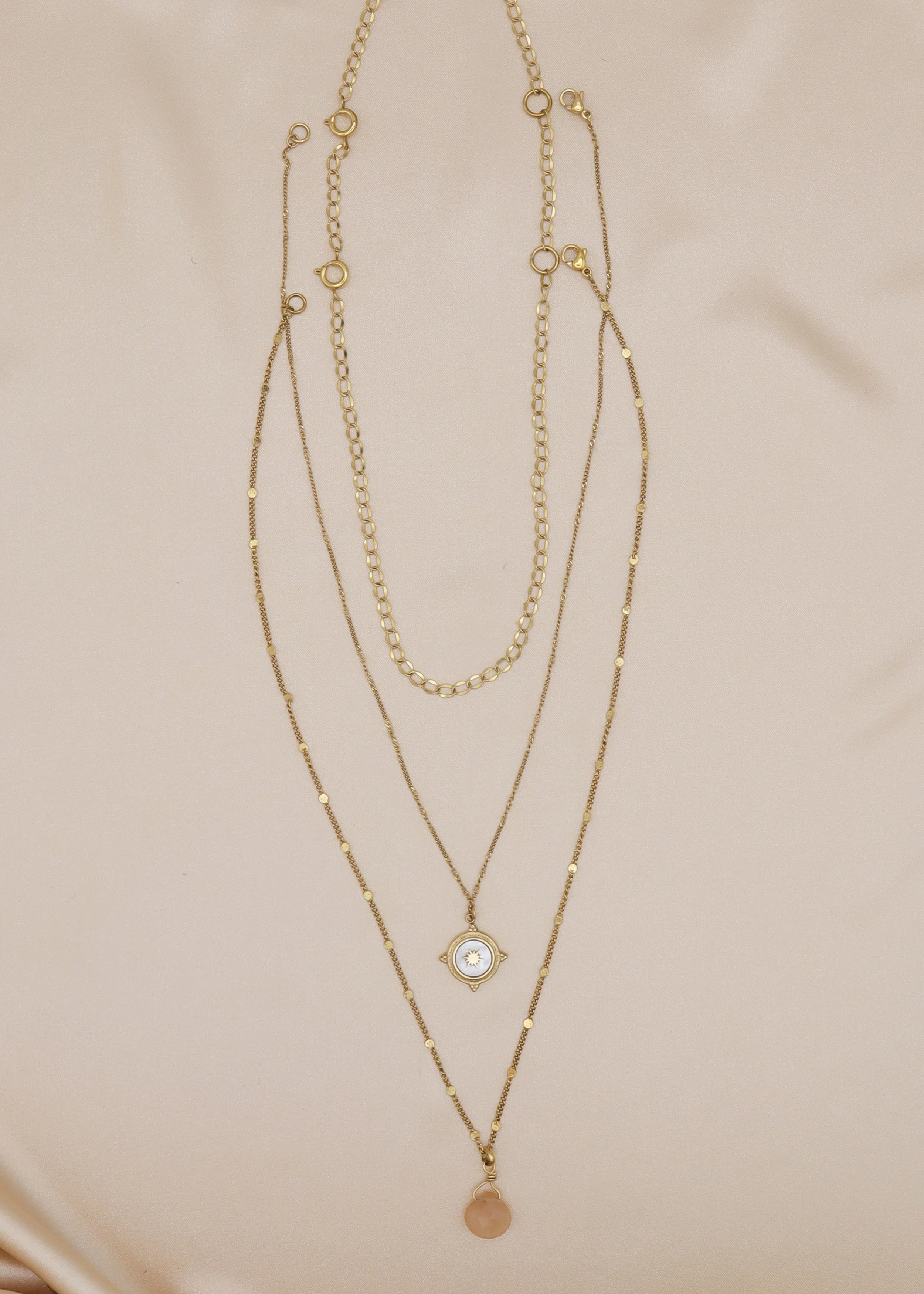 How to keep layered necklace from tangling?