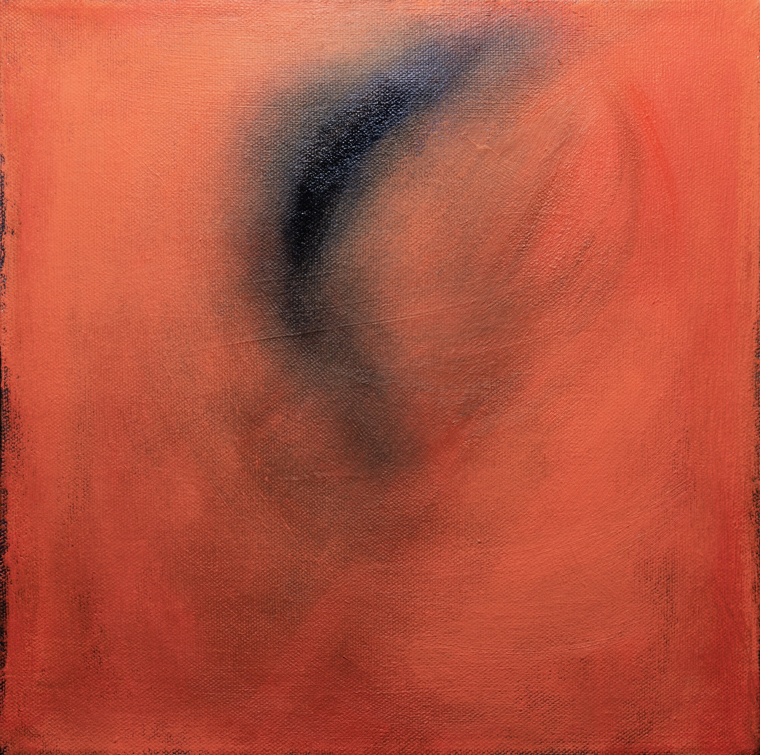 unravelling 4 (2021), oil on canvas, 10 in x 10 in