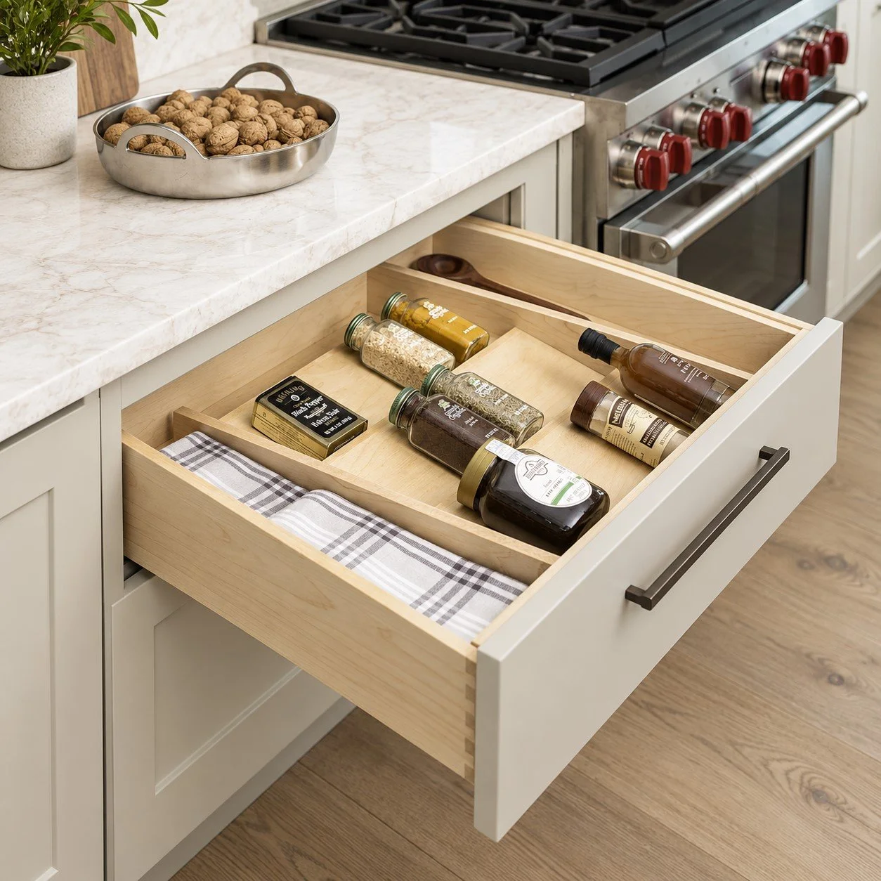 Drawer Insert - Tiered Spice Organizer