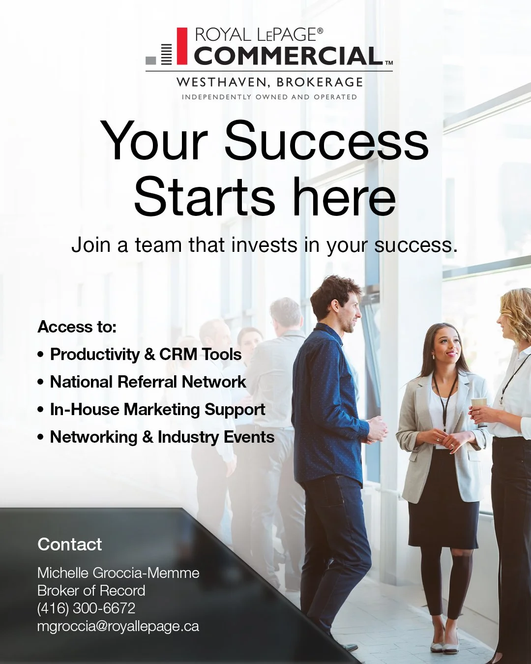Brokerage Benefits | Royal LePage Commercial Westhaven 