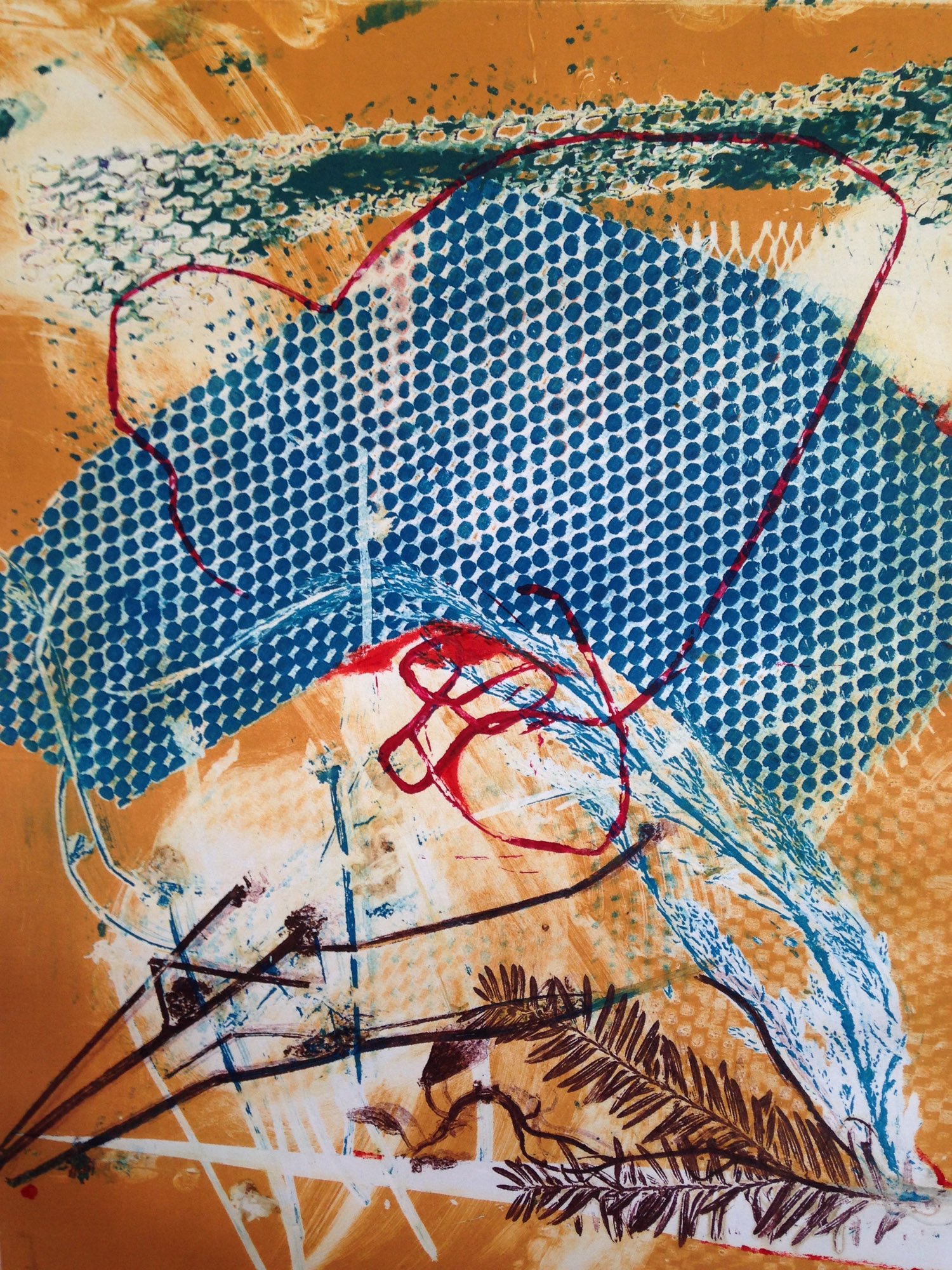 Red String — monotype
