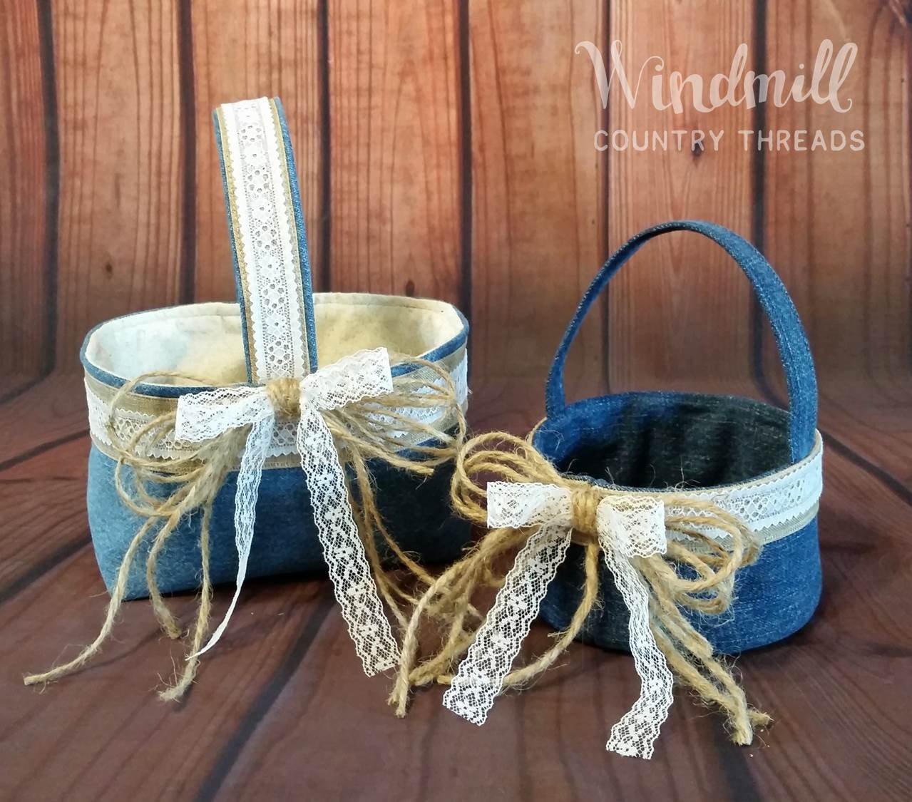 Denim Basket Weave Short