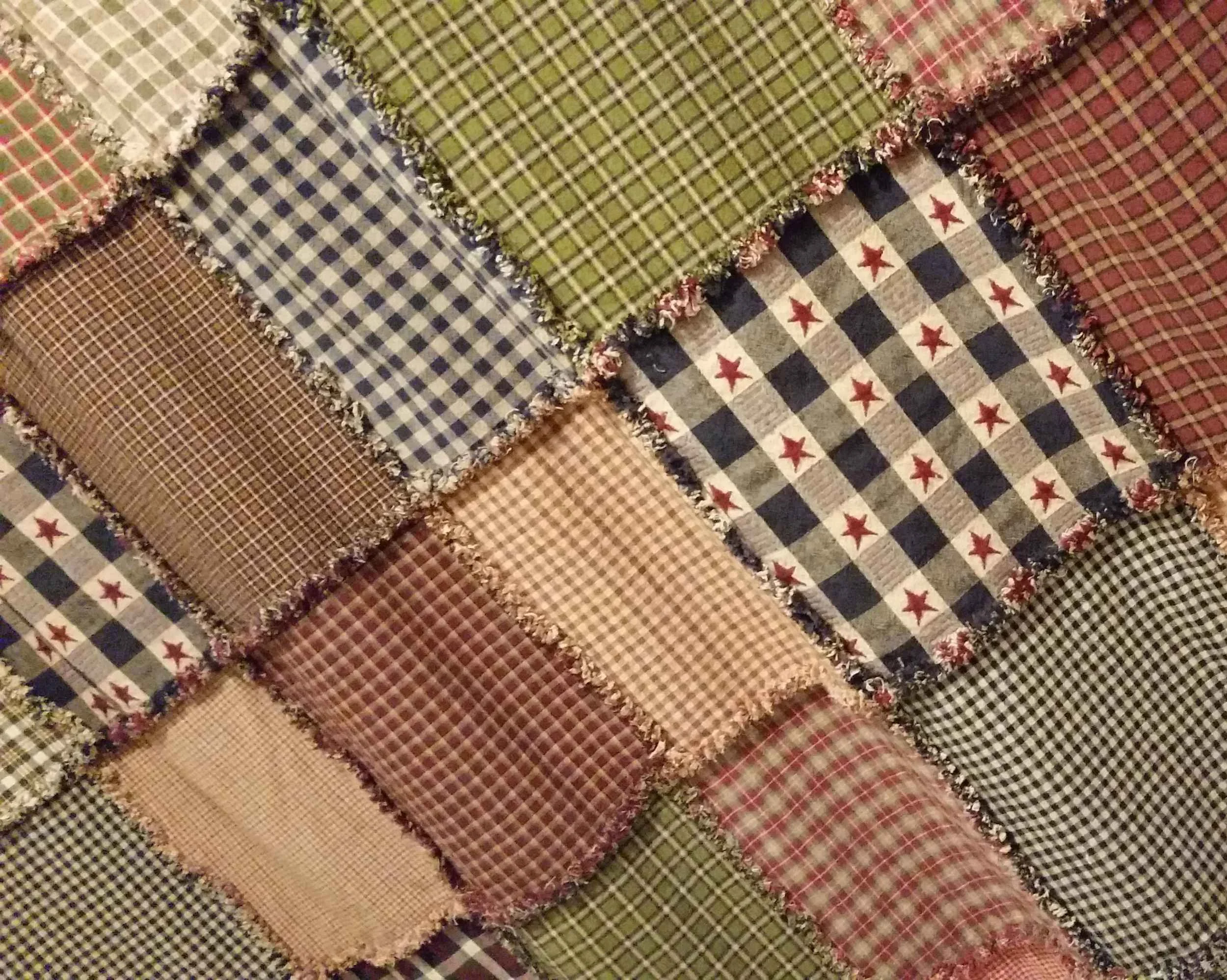 Farmhouse Patchwork Shower Curtain NCU0NTV975