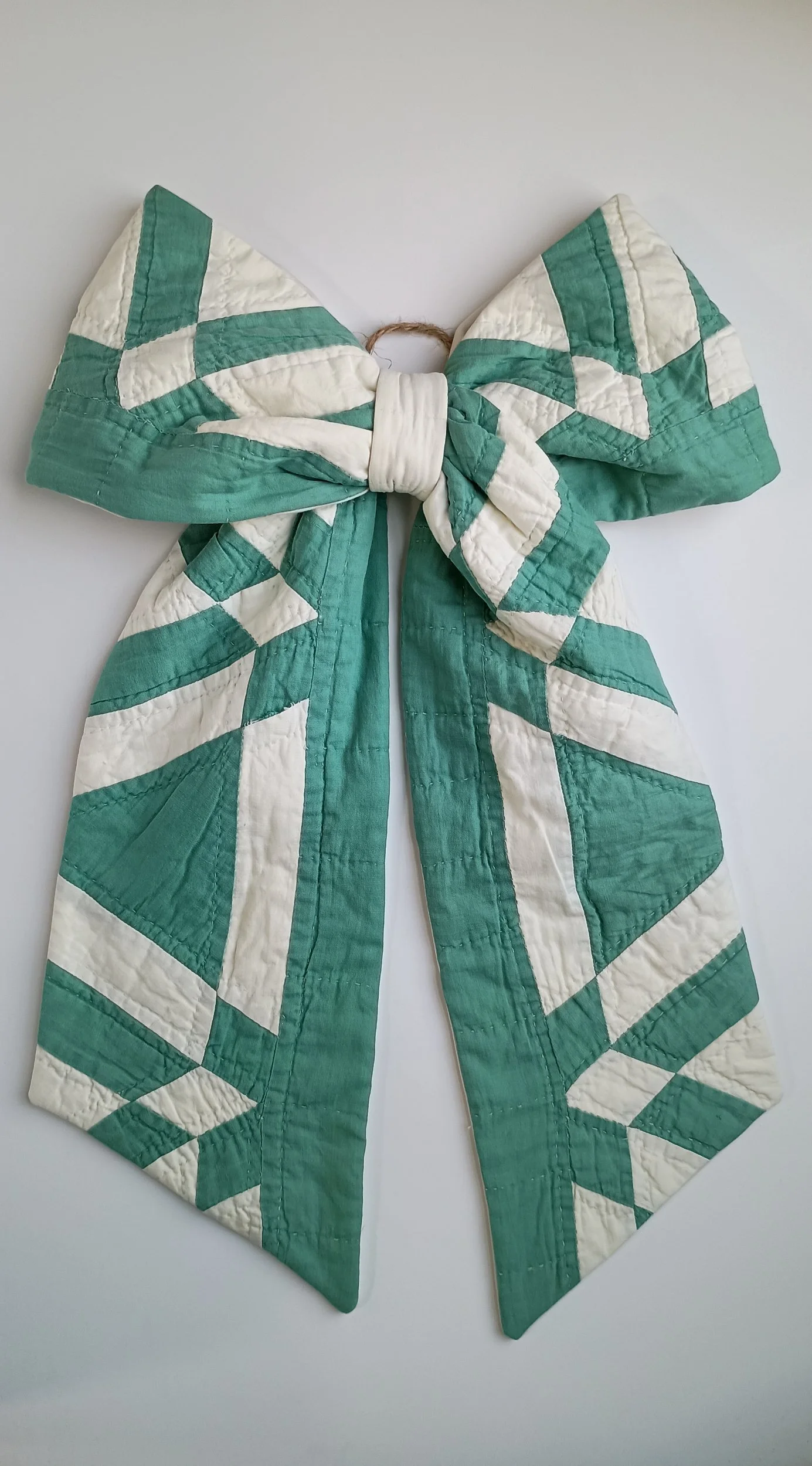 Antique Quilt Decorative Bow - B