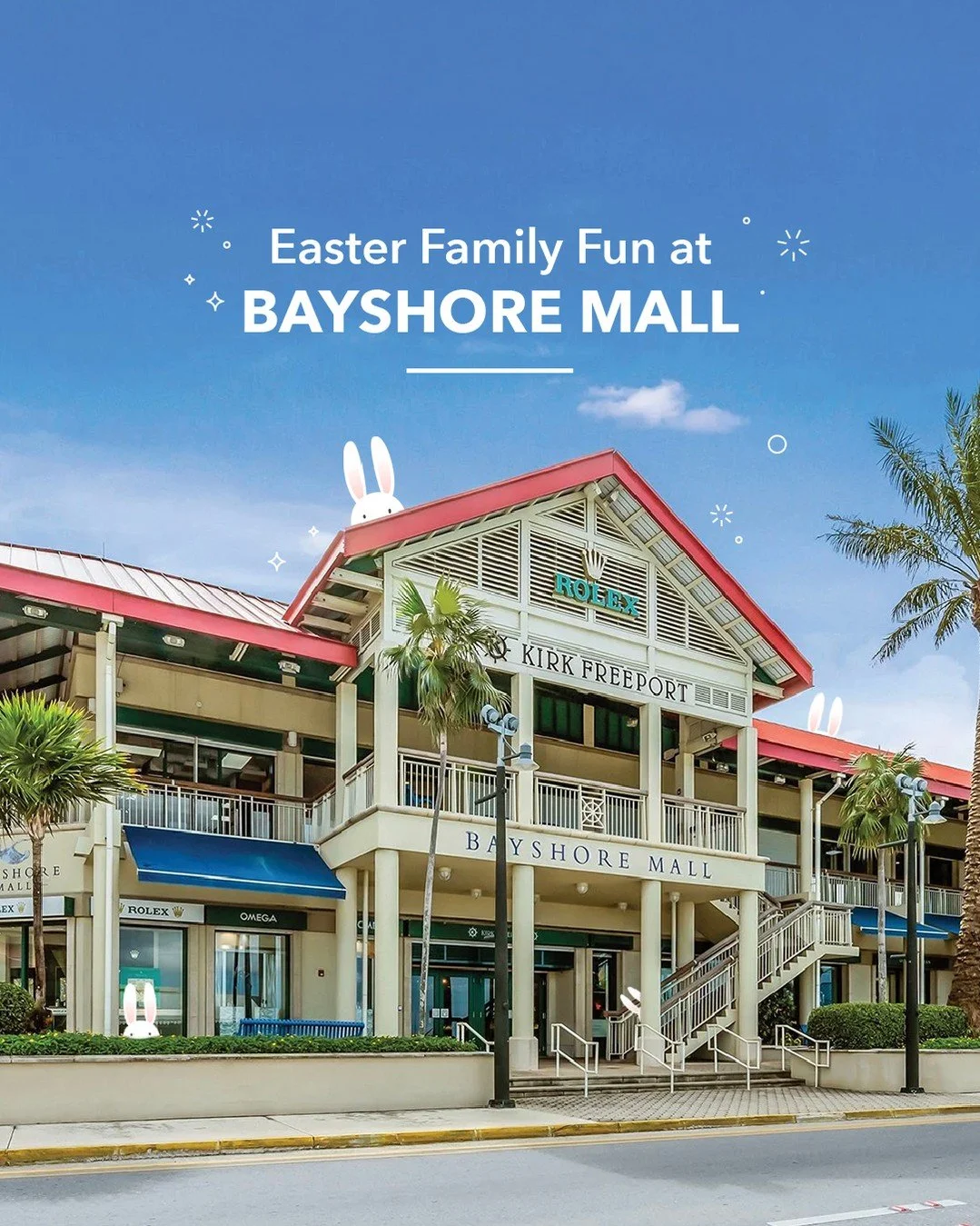 Looking for something fun to do with the kids today? 🐰

Head to #BayshoreMall this afternoon for some #Easter family fun! This free event includes lots of Easter fun, including a scavenger hunt, face painting, and even a special visit from the Easte