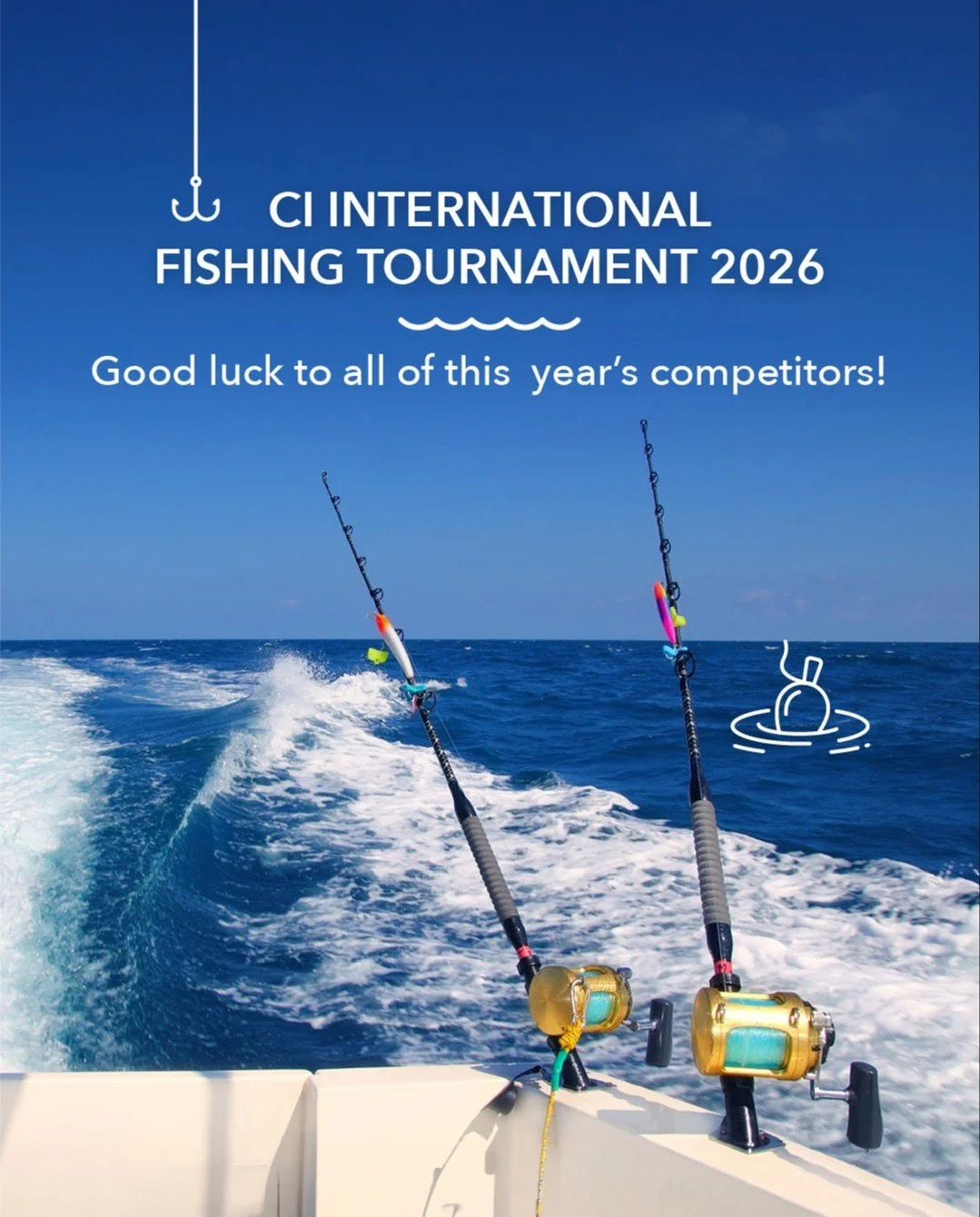 One of Cayman's favourite sporting traditions kicks off tomorrow! 🌊🎣

#GoodLuck to all competitors heading out for this year's CI International Fishing Tournament, and whether you're competing or cheering from the shore, we hope you all stay safe a