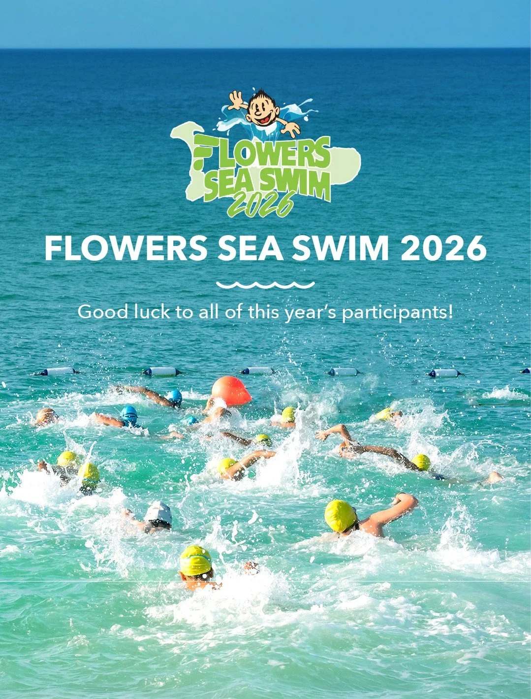 🐟 Just keep swimming, just keep swimming...

#HappeningThisWeekend, the annual #FlowersSeaSwim is back, and we're wishing the best of luck to all of this year's participants! 🏊🏼🏊🏻&zwj;♀️🏊🏽&zwj;♂️

Now in its 34th year, this one-mile sea swim e