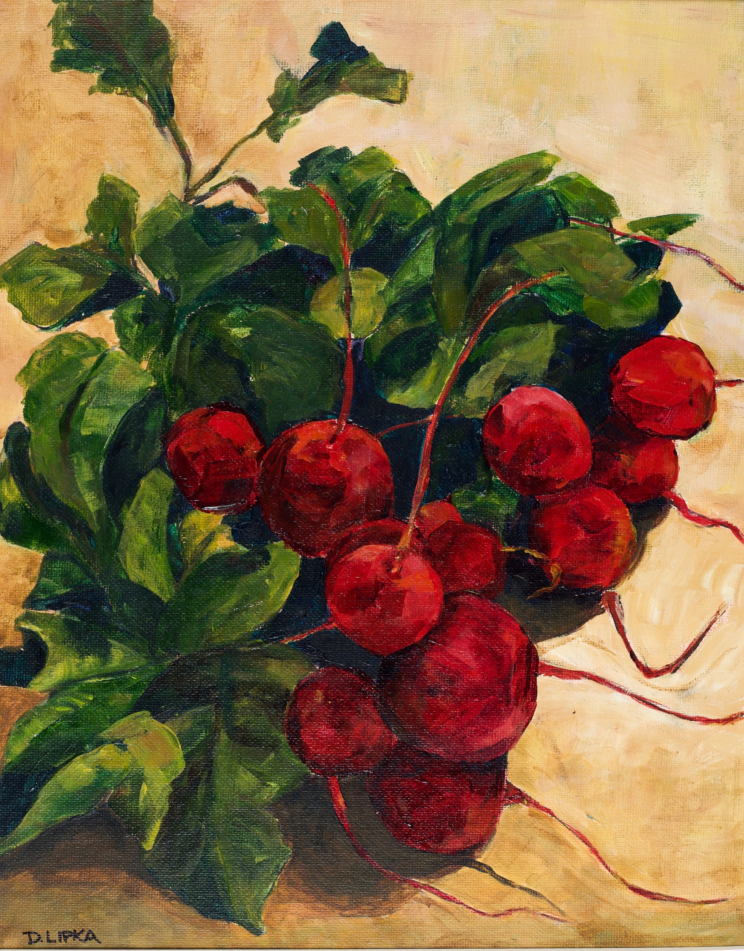 Radishes | 10.5x13.5 | Oil on Canvas
