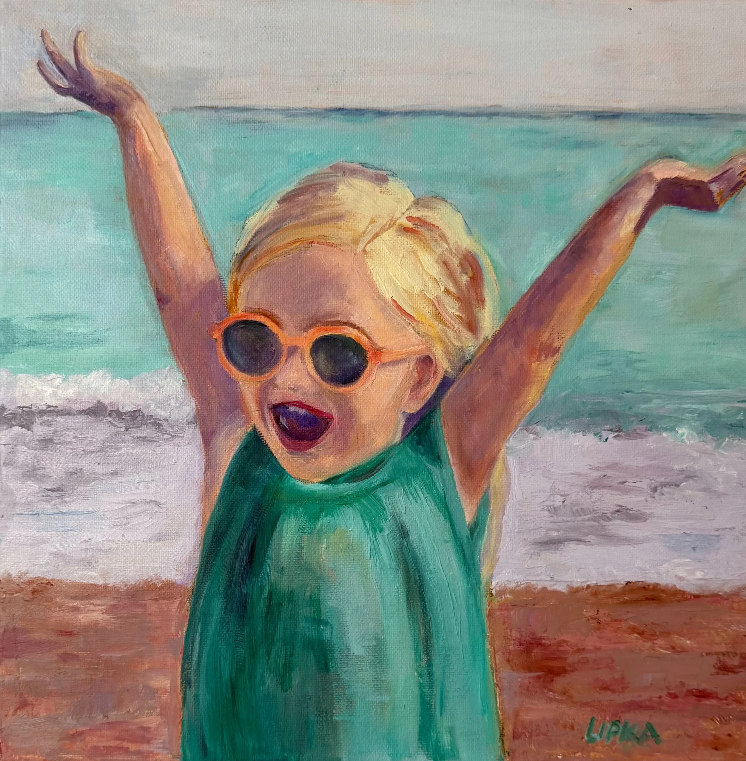 Summer!   |   12x12   |   Oil on Canvas