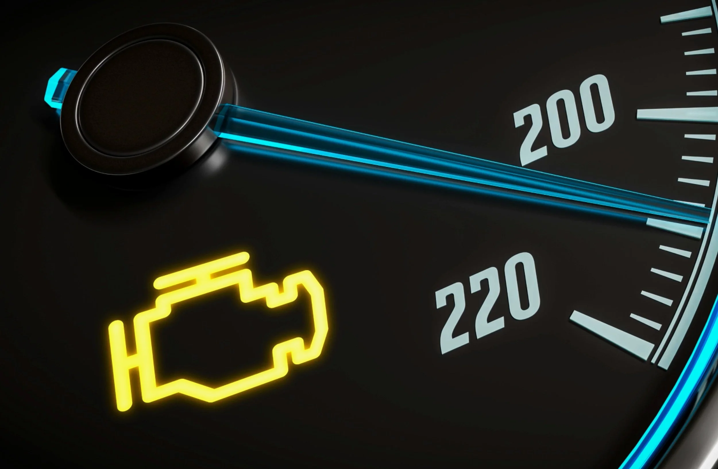 check engine light - a symptom of a bad knock sensor
