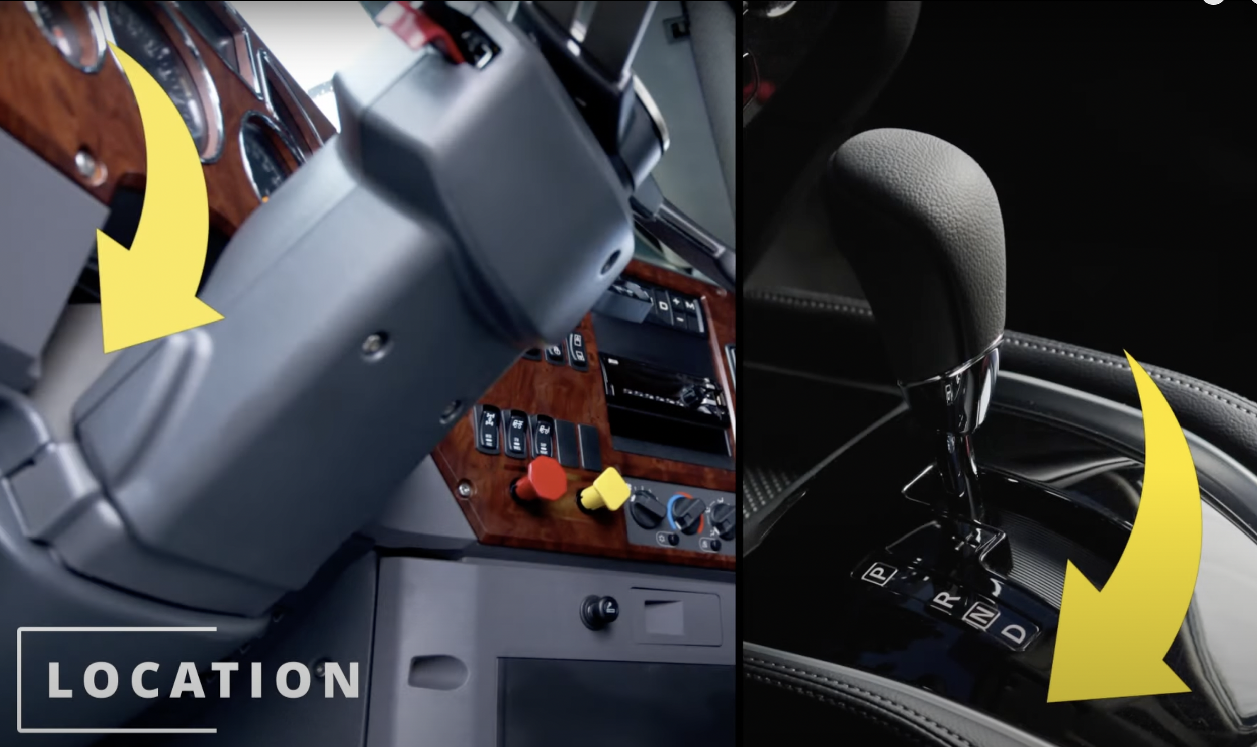 locations of shift interlock solenoid