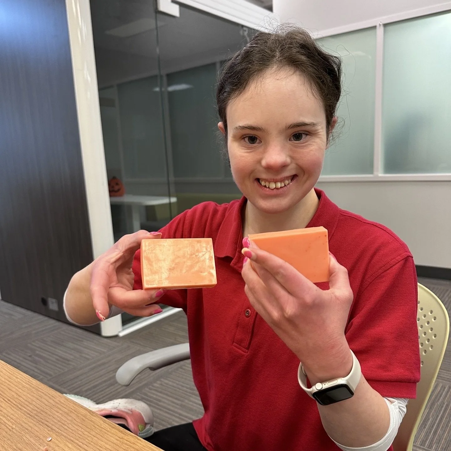 ✨ Stop by our office and check out the incredible Innovators Club products for sale! 🎉 

This amazing club empowers individuals with Down syndrome aged 18+ by working together to plan, create, and sell projects to the DSC community.💪❤️ 

We&rsquo;v