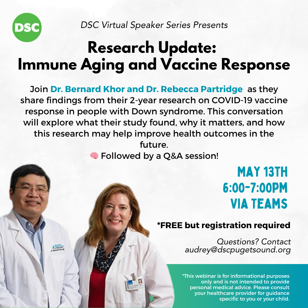 Virtual Speaker Series: Research Update on Immune Aging and Vaccine Response