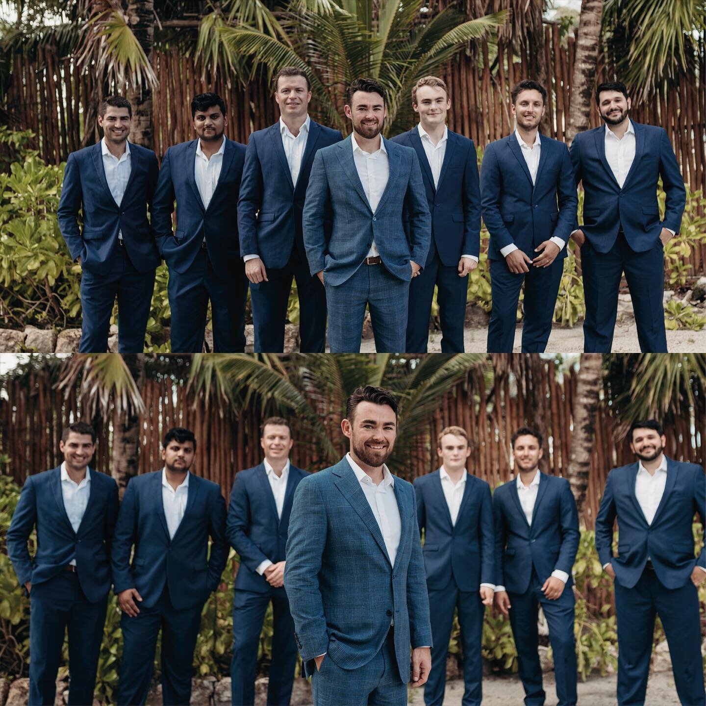 How to get through the most important day without the squad of great moments?
 Thank you for being there!
.
.
.
.
Working with @maricarmenarcosphoto 
.
.
#wedding #weddingtabledecor #weddingphotography #tulumwedding #groom #groomsmen #weddingphotogra