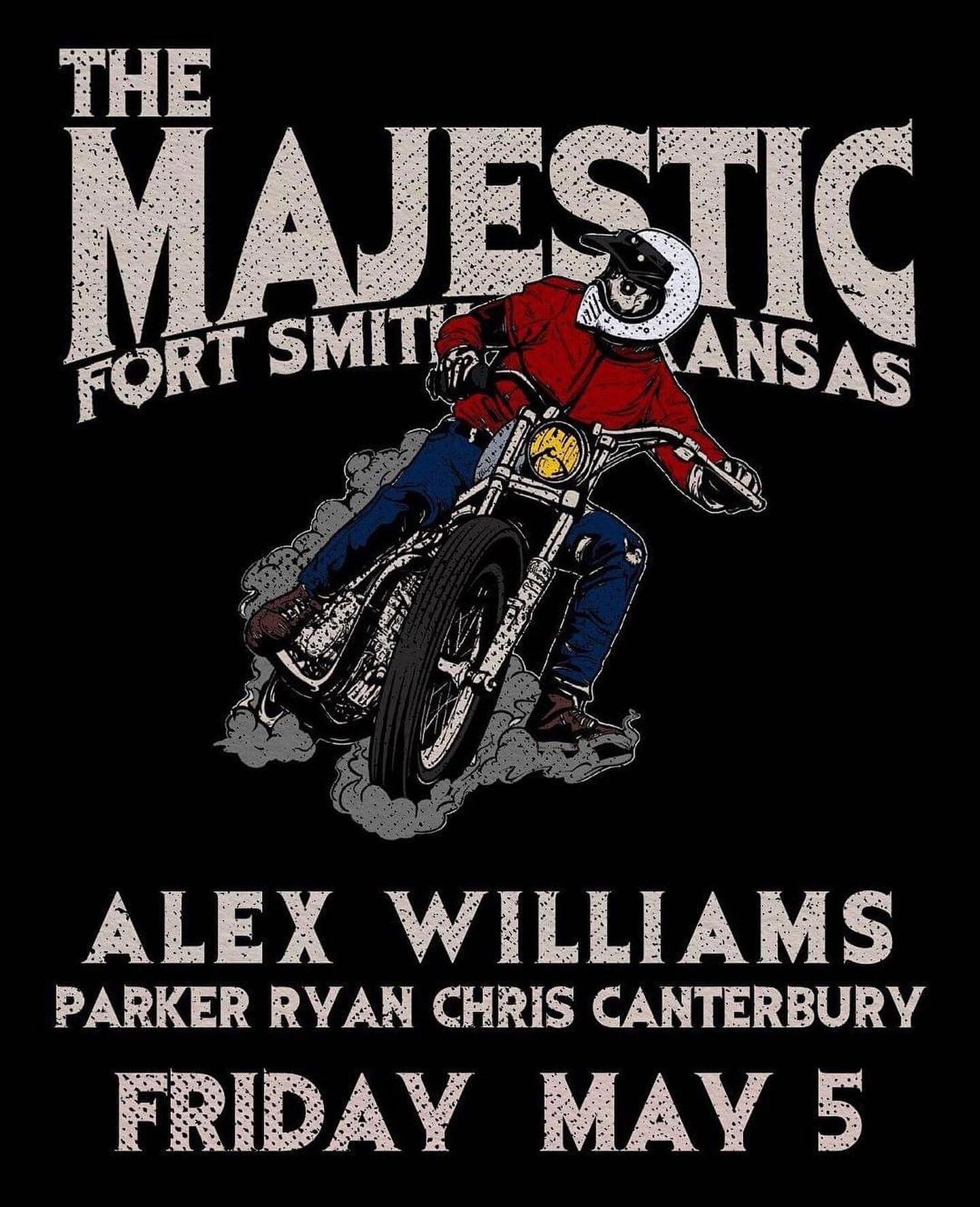 May 5 at @majesticfortsmith with @parker_ryannn and @alexwilliams_official