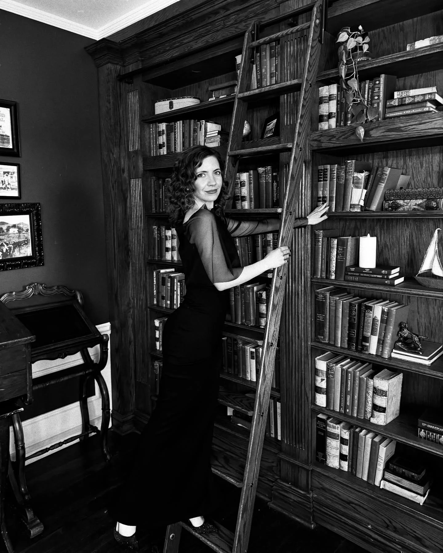 Welcome to my study.* 

*A dream study that I&rsquo;m currently manifesting. Just look at all those books! 📚☺️✨