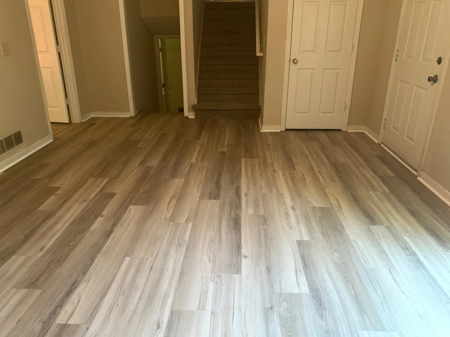 Laminate flooring project