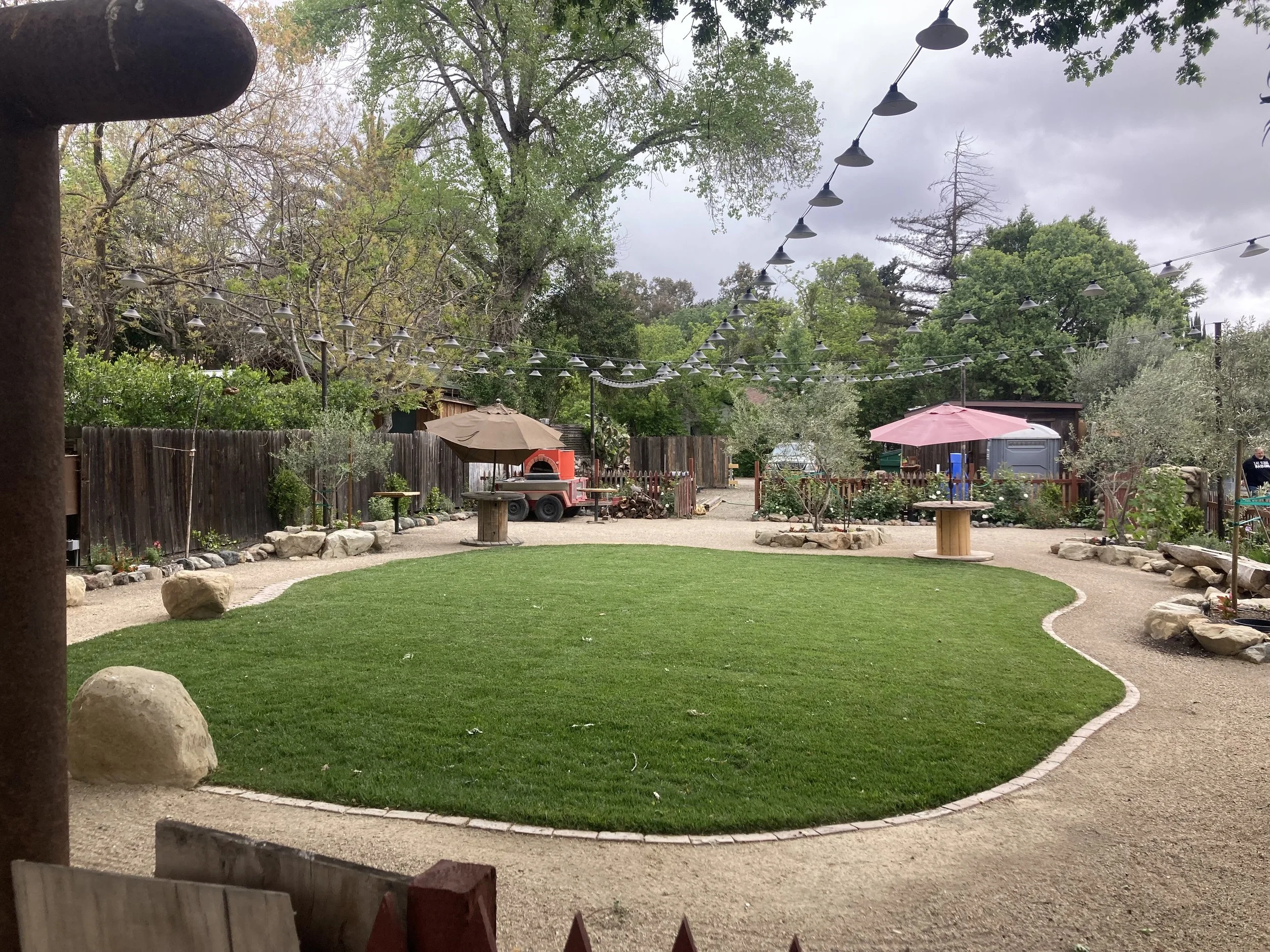 Flexible outdoor event location in Los Olivos wine country