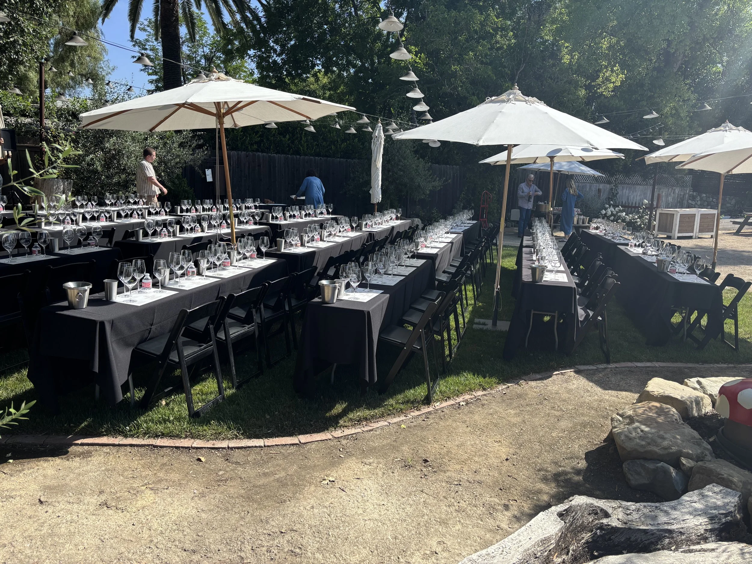 Charming open-air event space for weddings and celebrations in Los Olivos