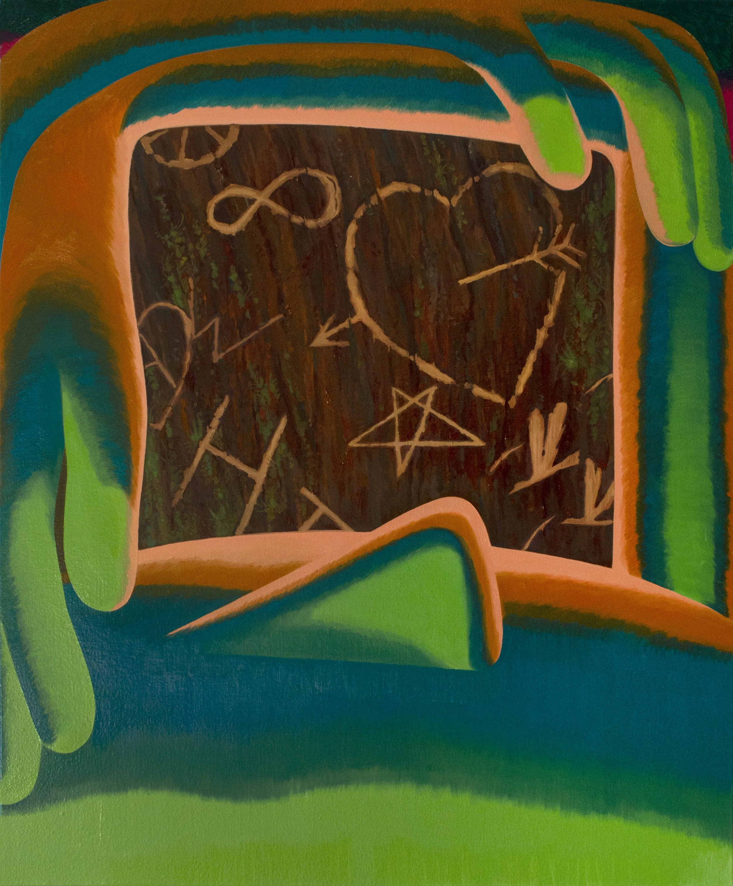 Crying Tree
oil on canvas, 30.25 x 25 inches, 2026
