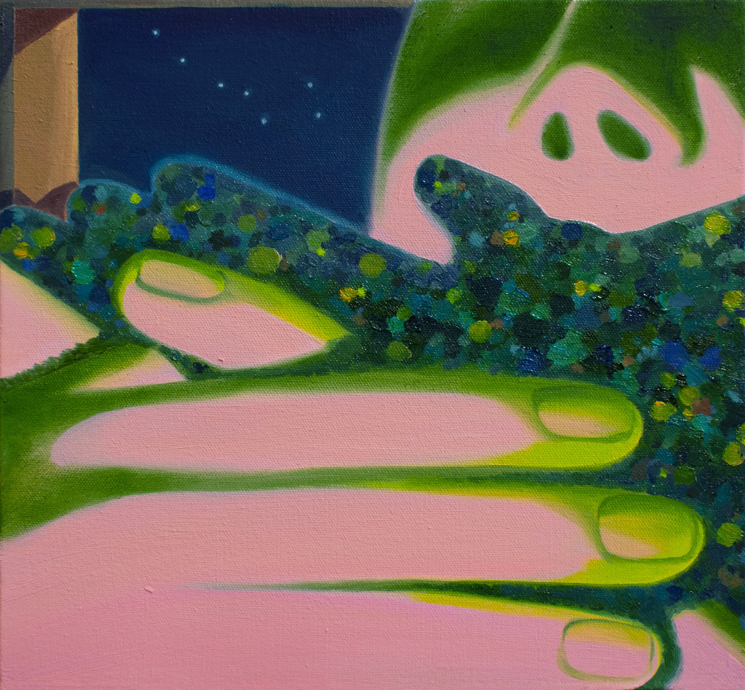 Hand Shadow
11 x 12 inches, oil on canvas, 2025