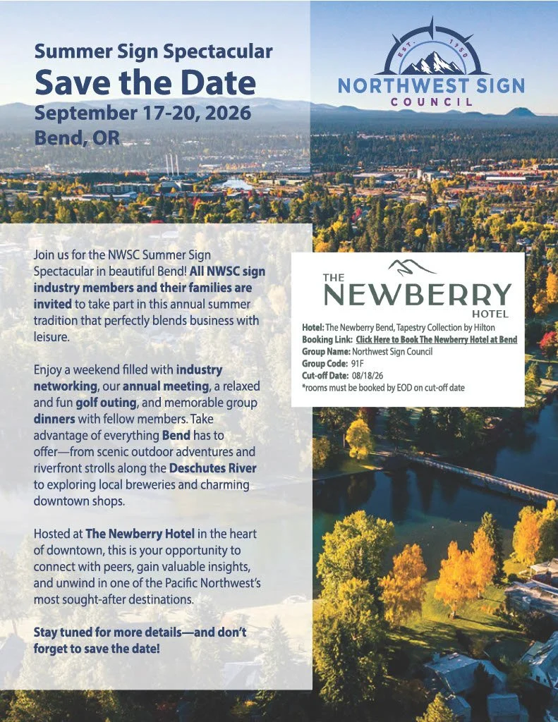 Save the Date - Summer Sign Spectacular 9/17-9/20