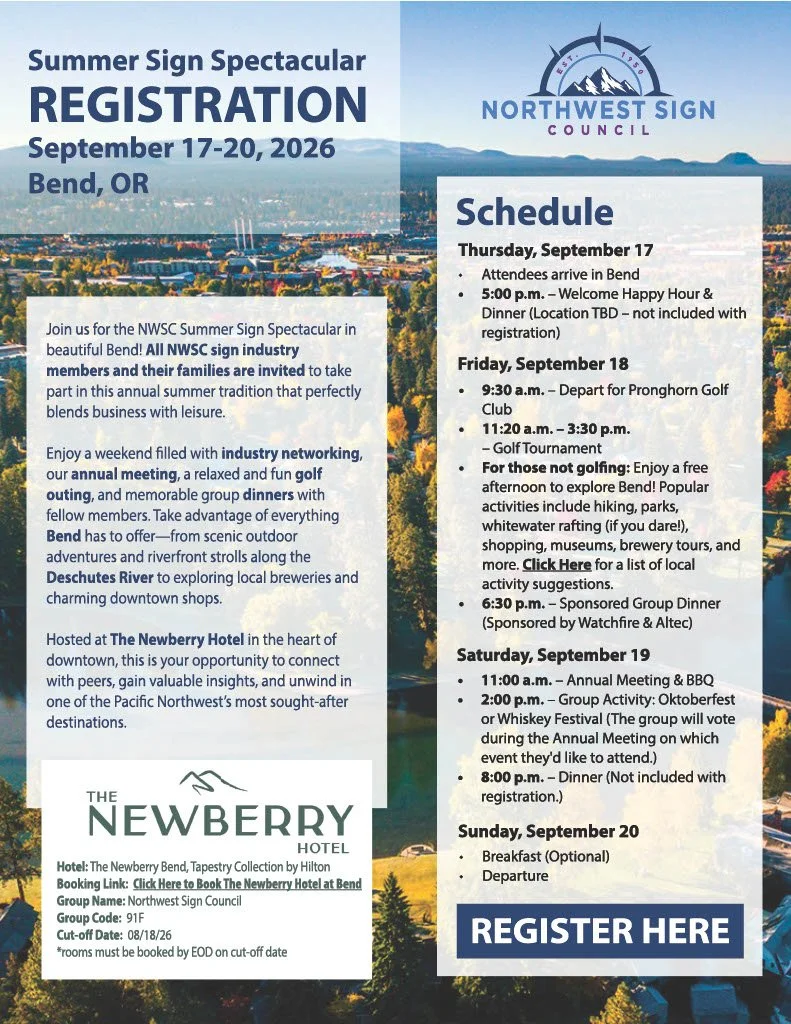 Summer Sign Spectacular 9/17-9/20