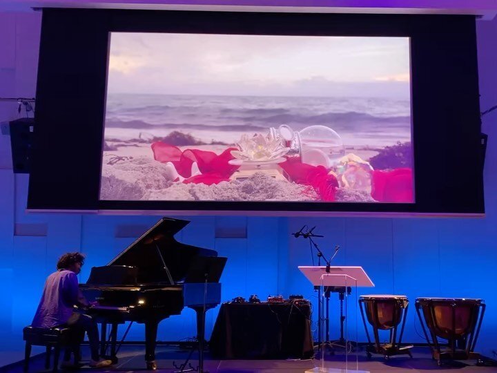 last night's world premiere of my new hour-long piece &quot;Seasons&quot; with @be_claireful, @lukas_mack, @elipandolfihorn and @mattkibort at the incredible New World Symphony Center (@nwsymphony) marks the debut concert of my compositional career, 