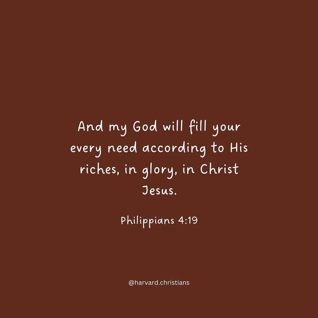 God not only fills our every need, but He supplies us according to His riches&mdash; not our needs. His riches exceeds our needs! What a wonderful One He is. 

#christian #hccs #jesusislord #bibleverse #bible #welovethebible
