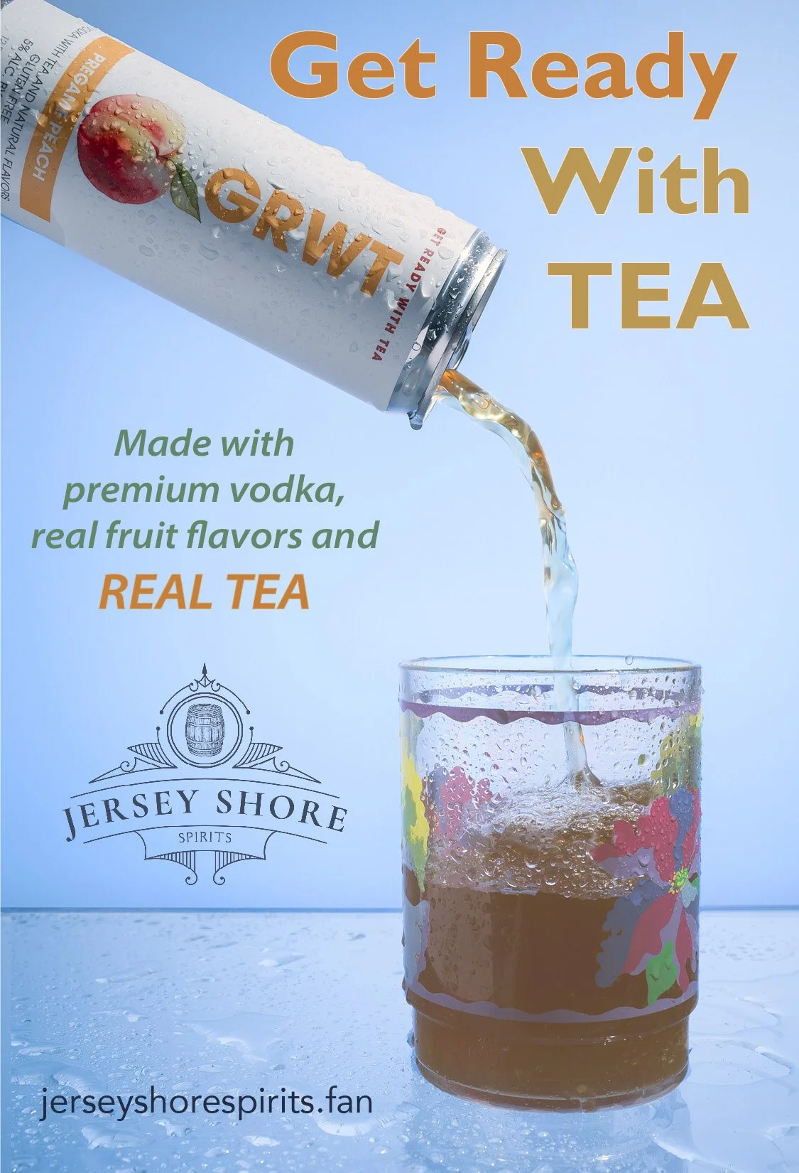 Social Media ad for Jersey Shore Spirits' Get Ready With Tea (GRWT) 