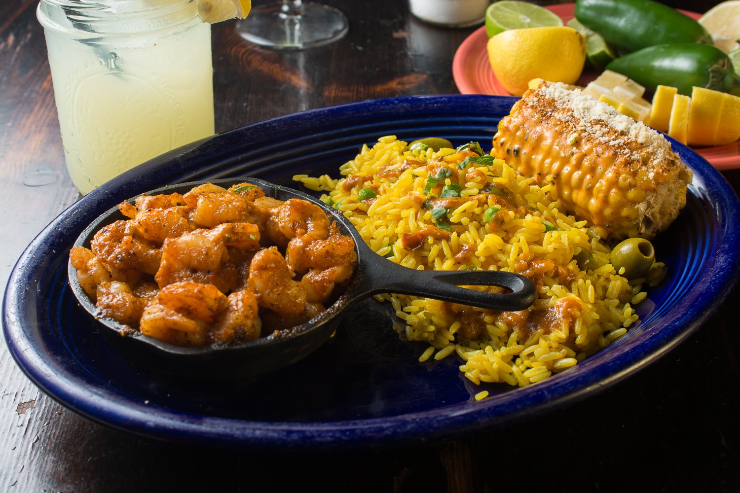 Rosalita's Roadside Cantina Chicken, Rice and Corn on The Cob