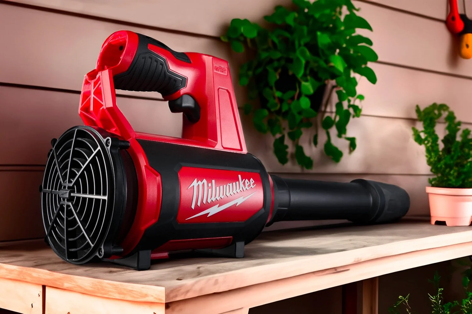 Milwaukee Spot Blower-shed perspective
