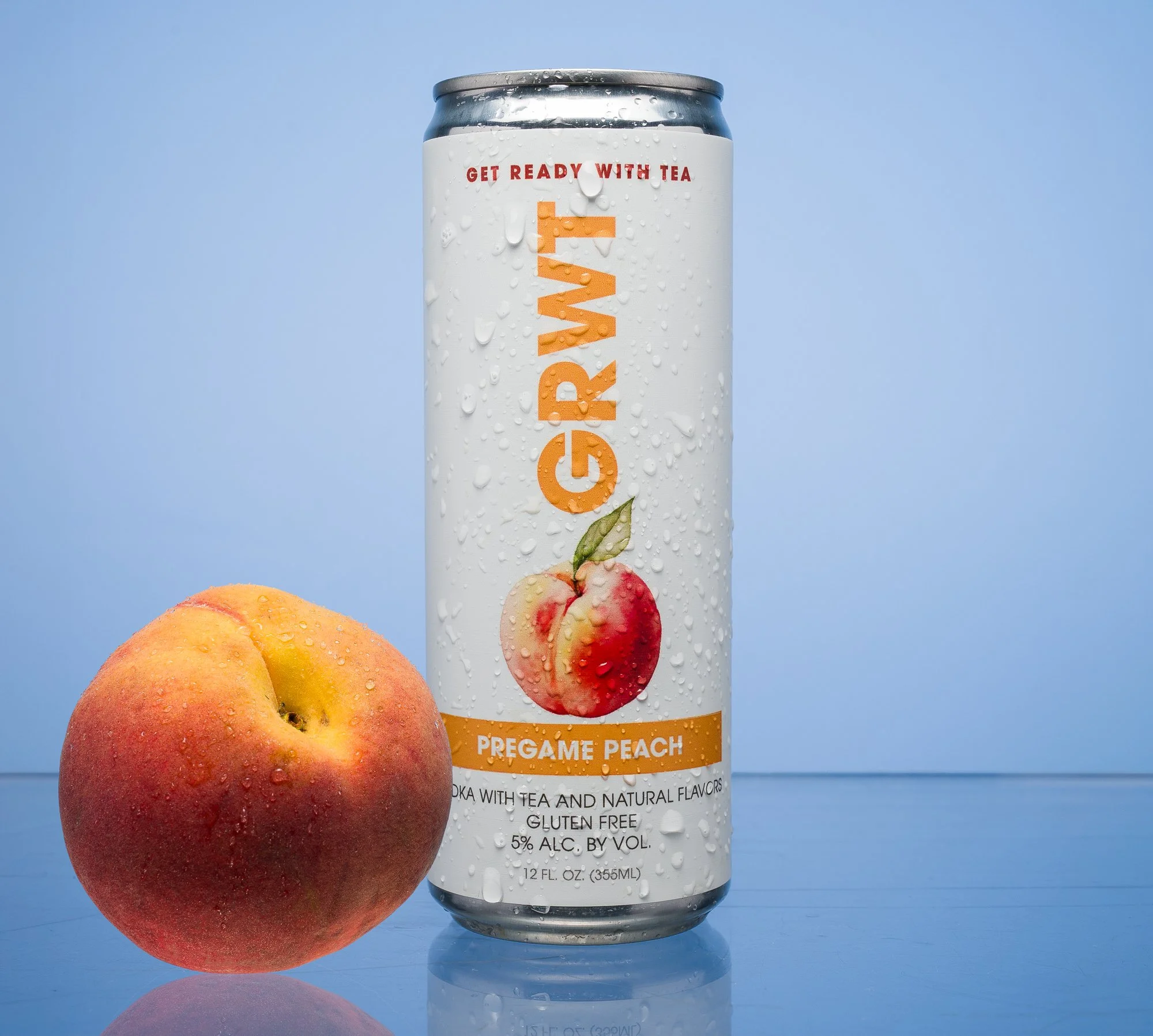 Product photo created for Get Ready With Tea ad (GRWT by Jersey Shore Spirits)  - No AI used