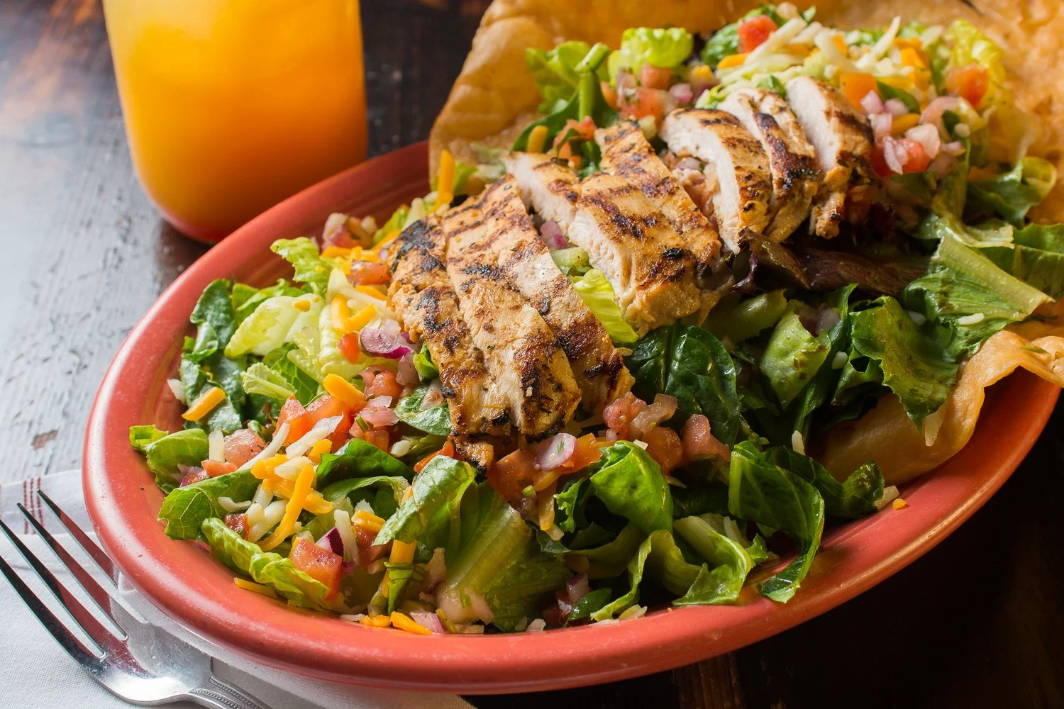Rosalita's Roadside Cantina Grilled Chicken Over Salad