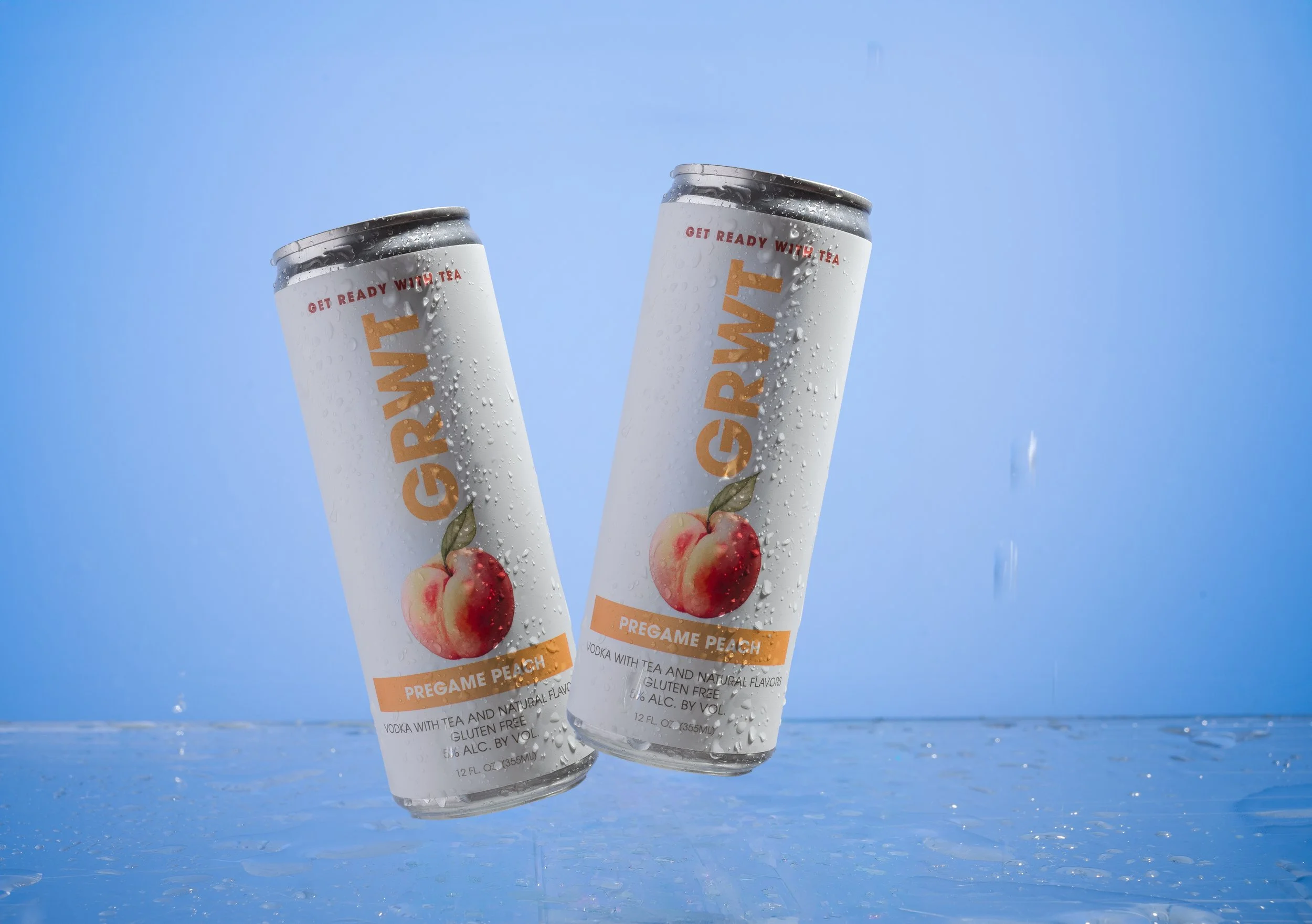 Product photo created for Get Ready With Tea ad (GRWT by Jersey Shore Spirits)  - No AI used