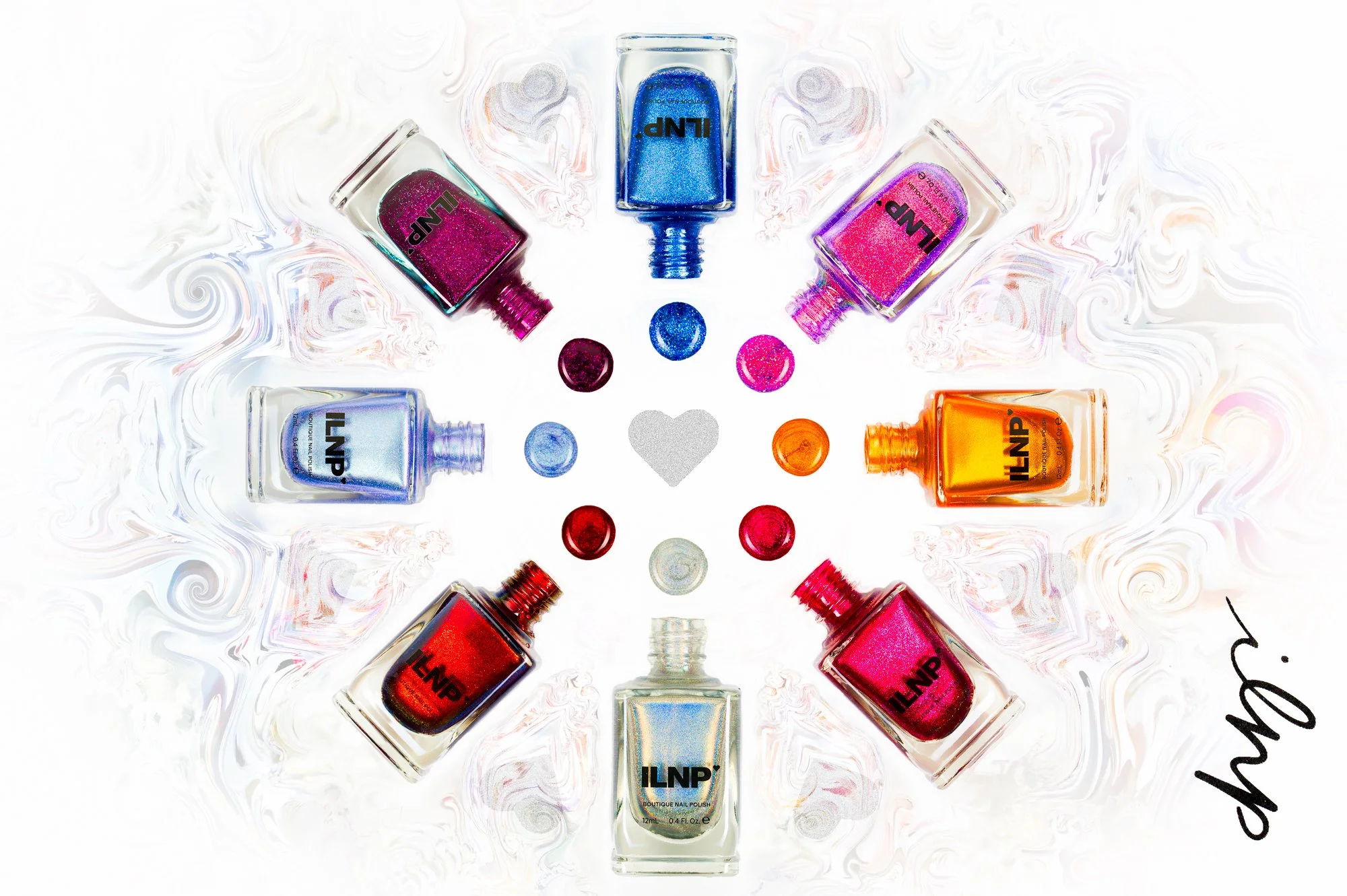 ILNP Boutique Nail Polish-rayonant design layout