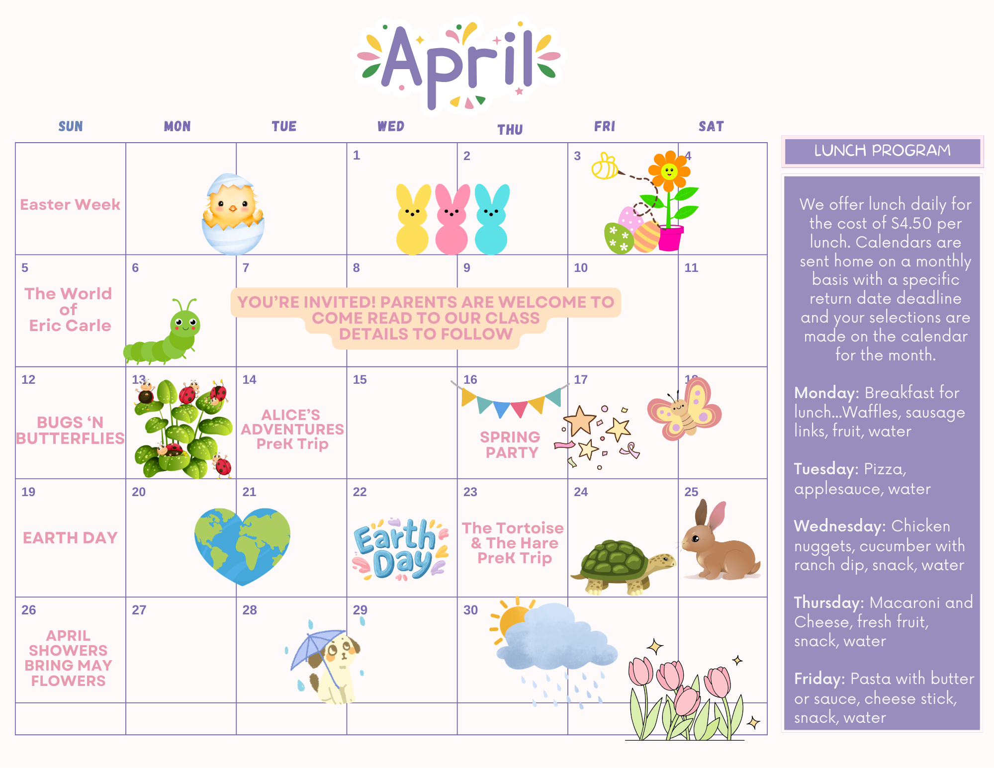 April 2026 Calendar