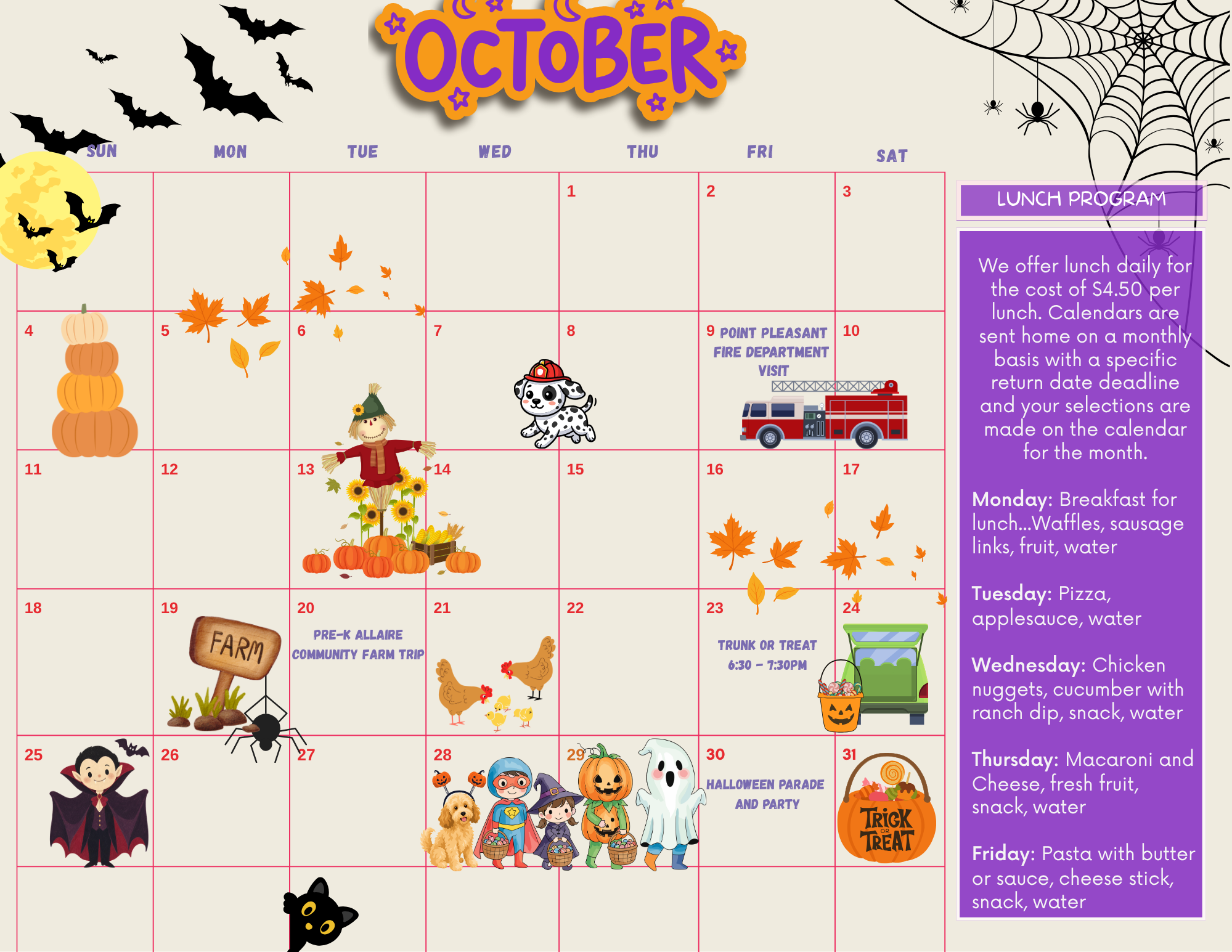 October 2026 Calendar 
