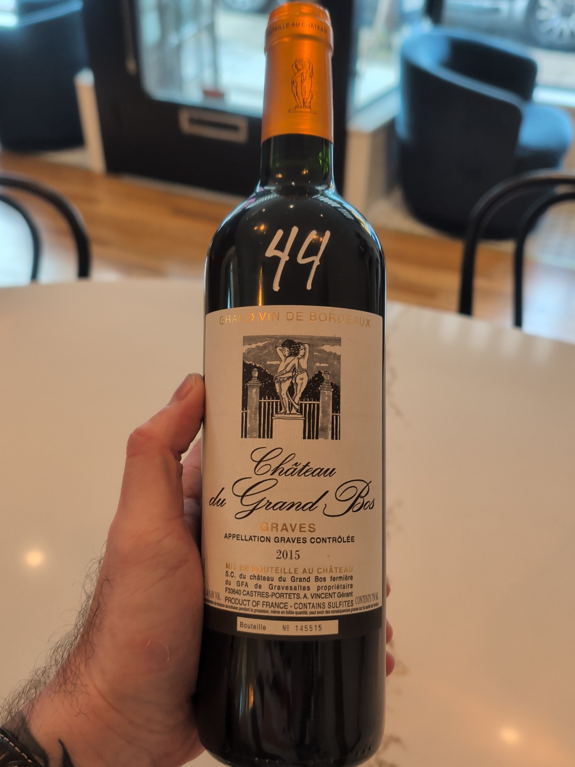 Château du Grand Bos, 2015 Graves Rouge