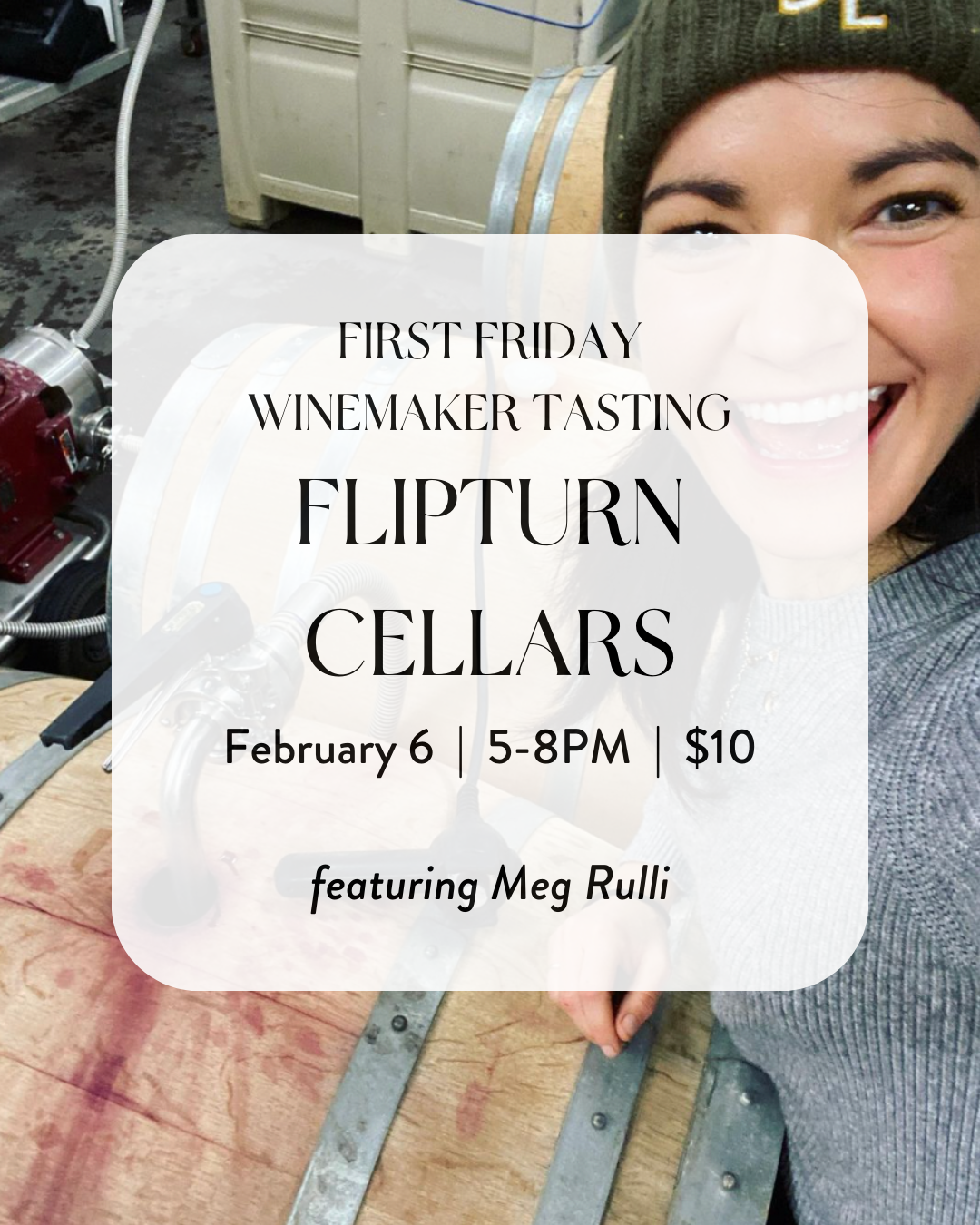 February First Friday: Flipturn Cellars, $10