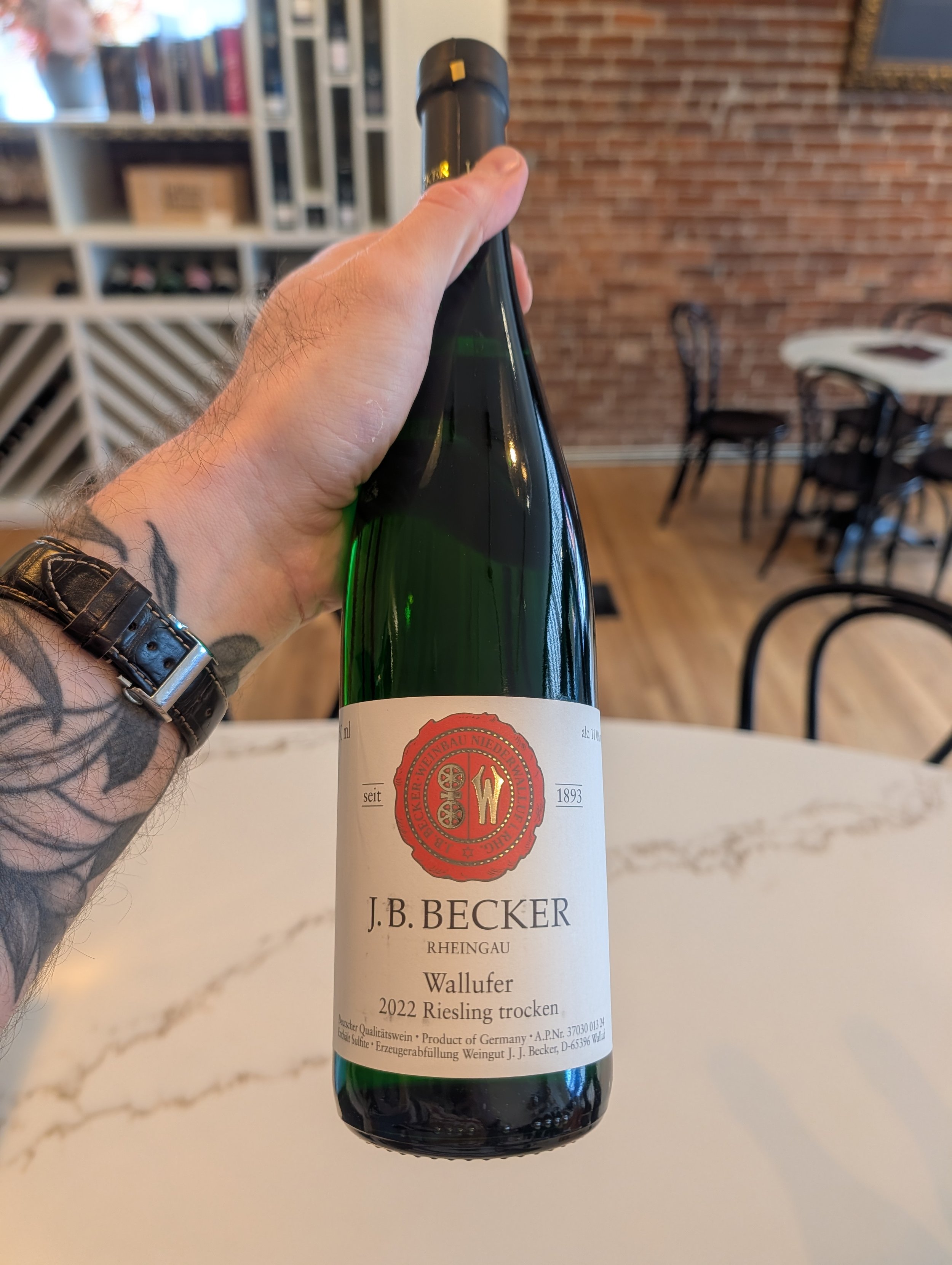 Weingut J.B. Becker, 2022 Riesling Wallufer Trocken