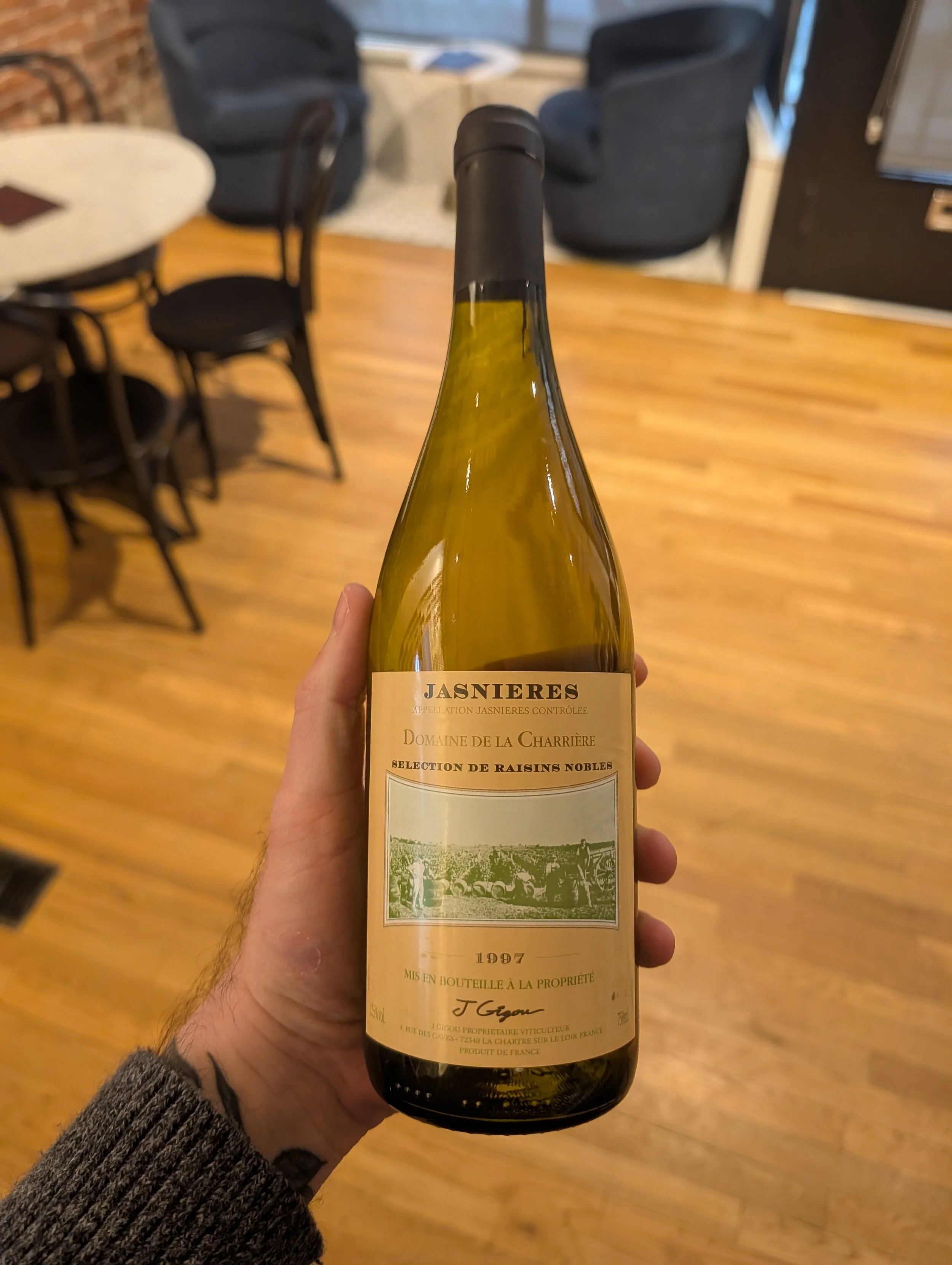 Domaine de la Charrière, 1997 "Sélection de Raisins Nobles" Jasnières