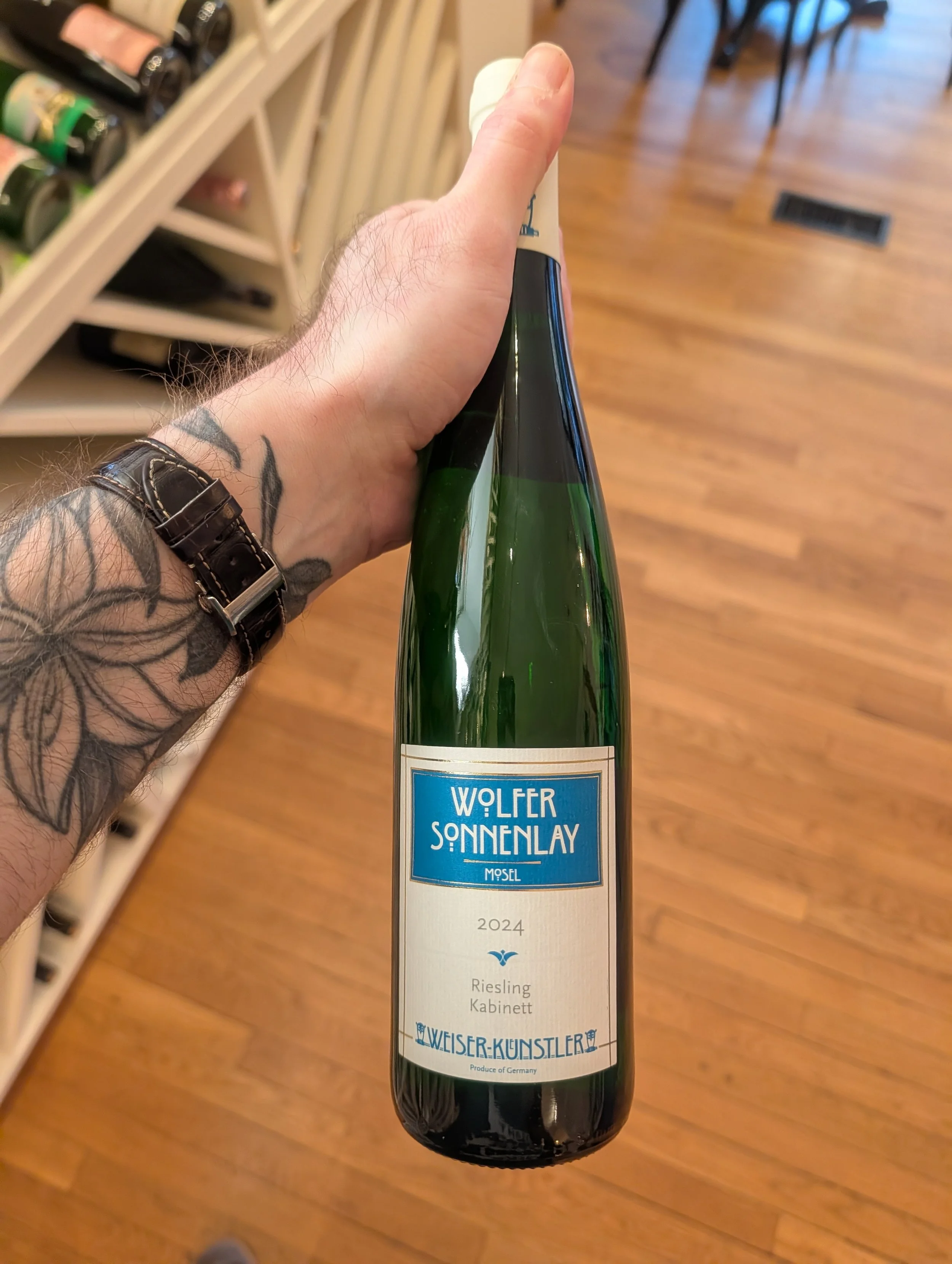 Weiser-Kunstler, 2024 "Wolfer Sonnenlay" Riesling Kabinett