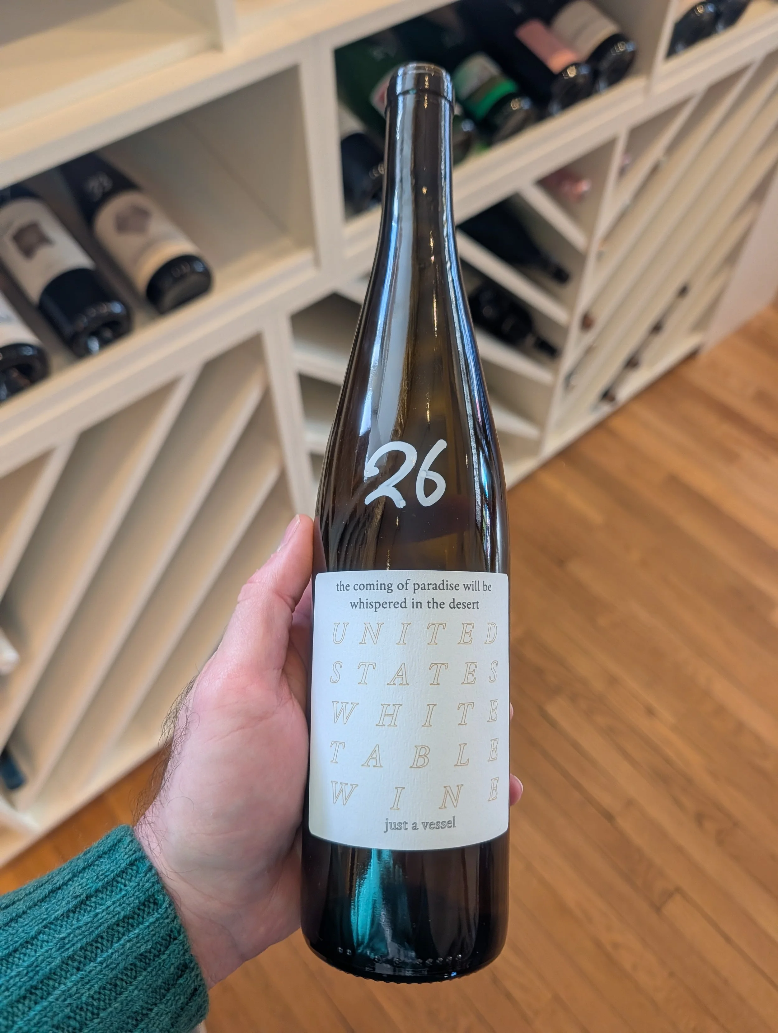 just a vessel, 2024 "The Coming of Paradise Will Be Whispered in the Desert"